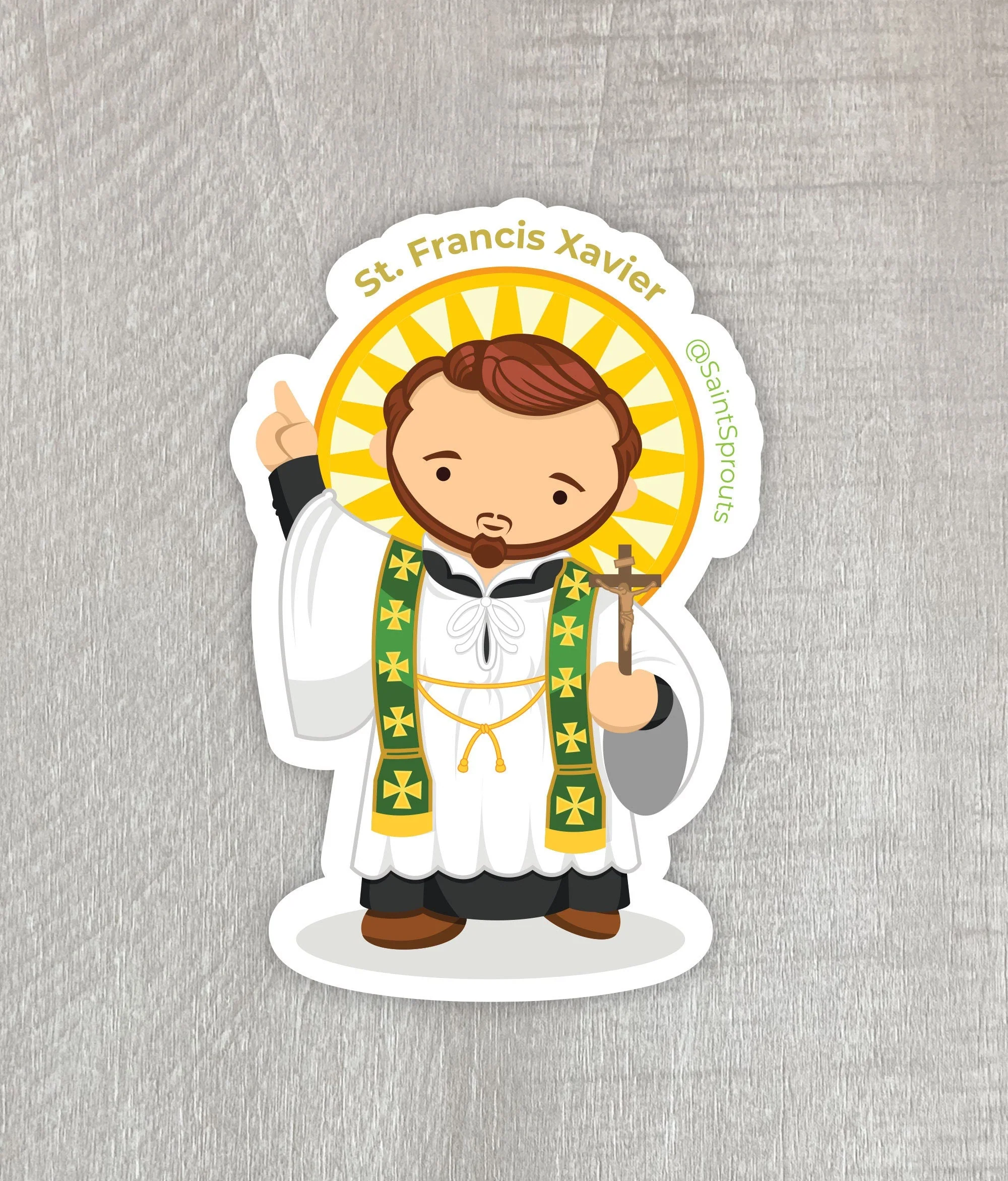 St. Francis Xavier Sticker - Image 4