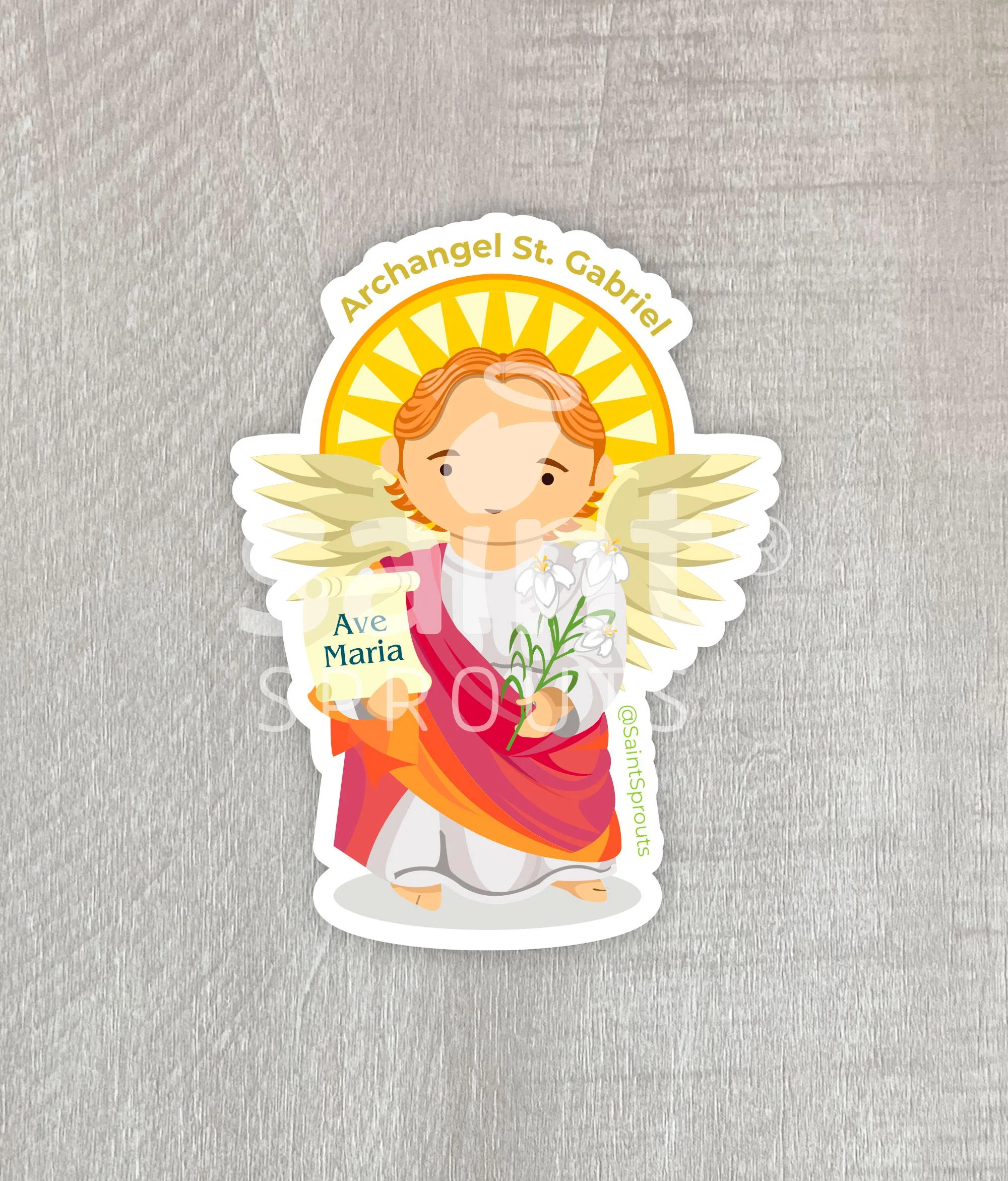 St. Gabriel the Archangel Catholic Magnet – Heavenly Messenger of God’s Word