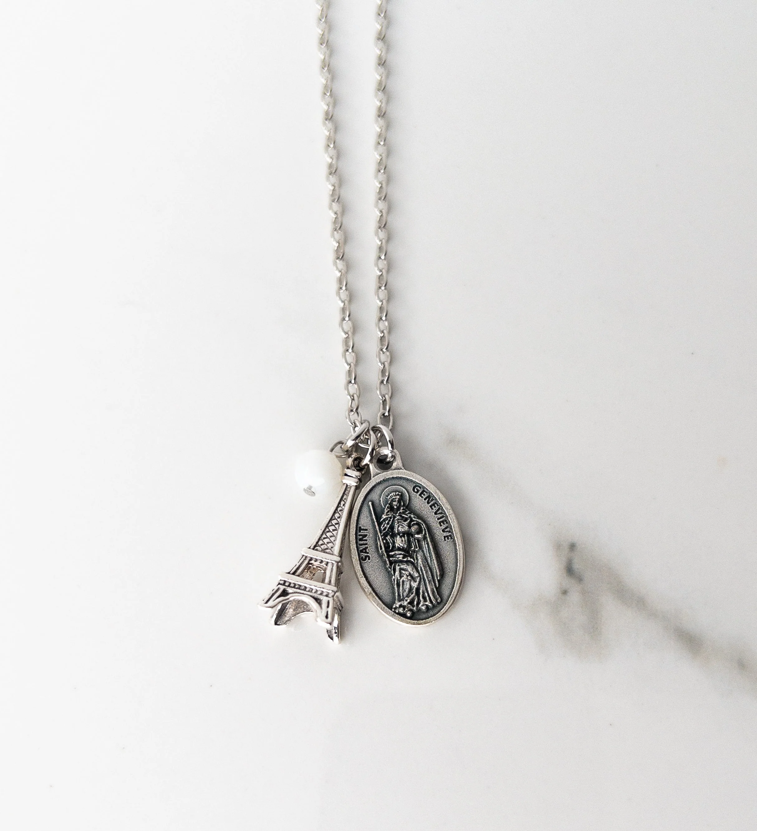 St Genevieve Eiffel Tower Necklace - Image 2