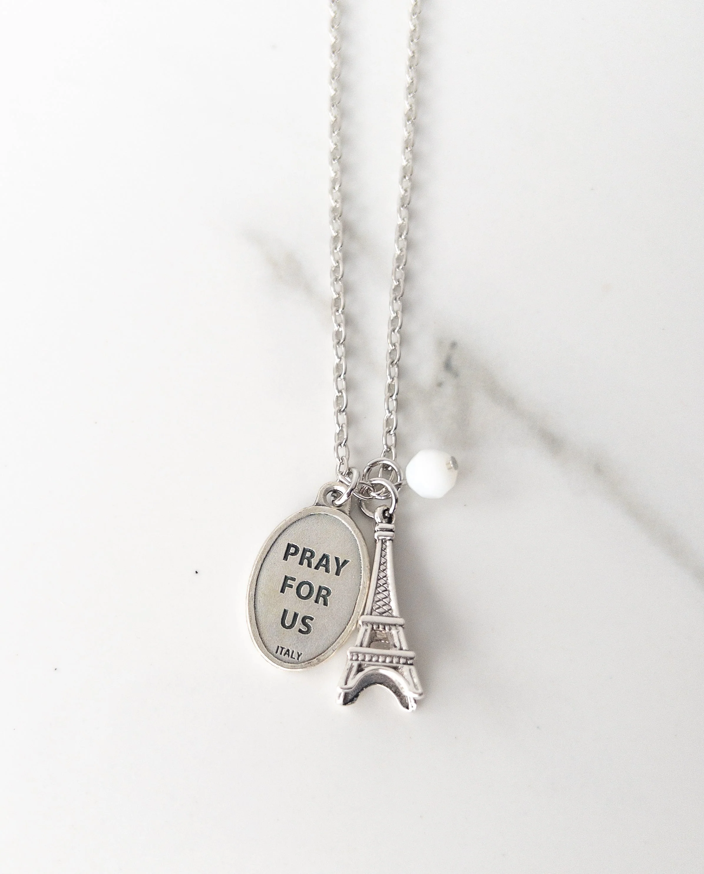 St Genevieve Eiffel Tower Necklace - Image 4