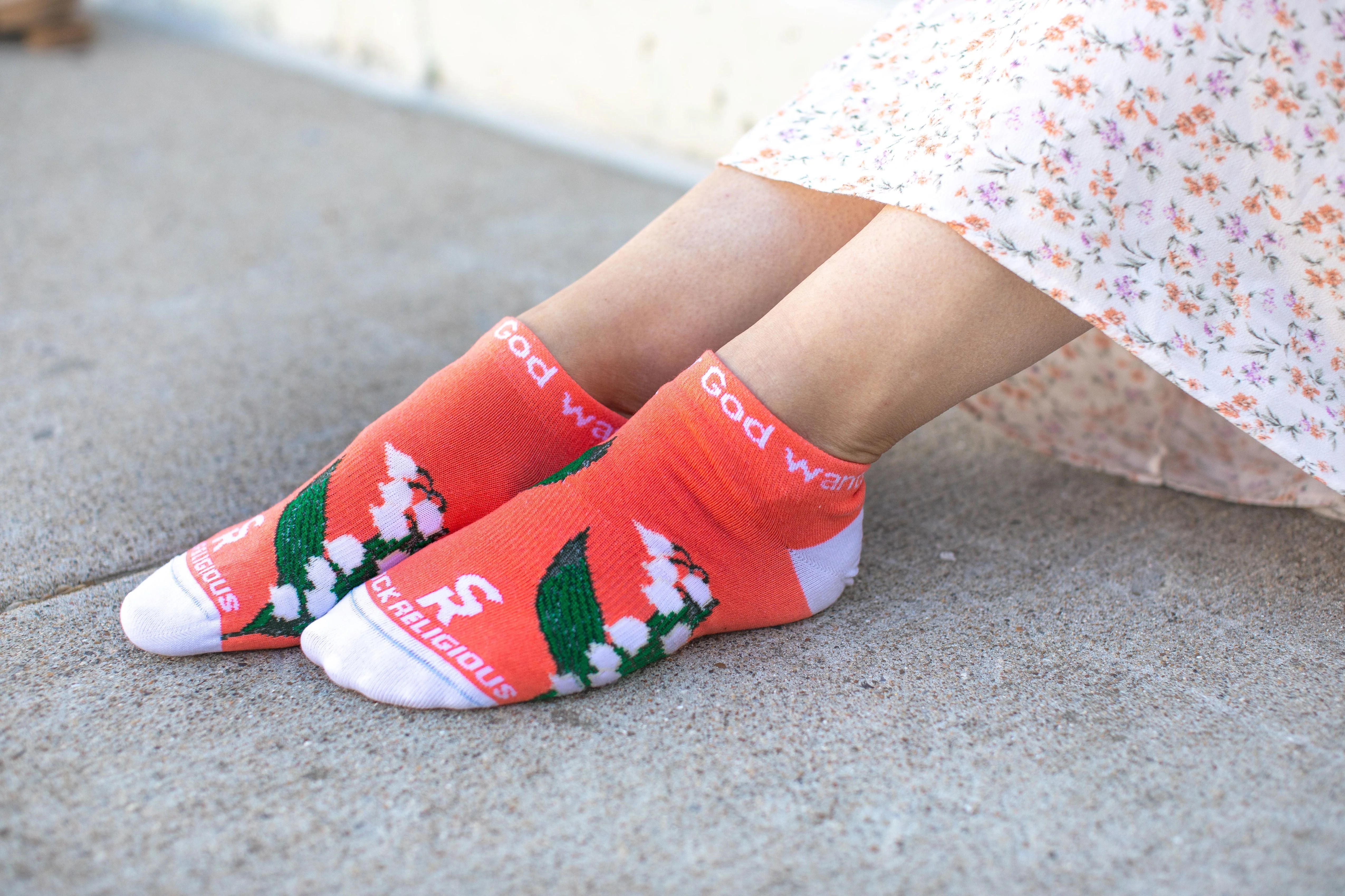 St. Gianna Molla No Show Socks - Image 3