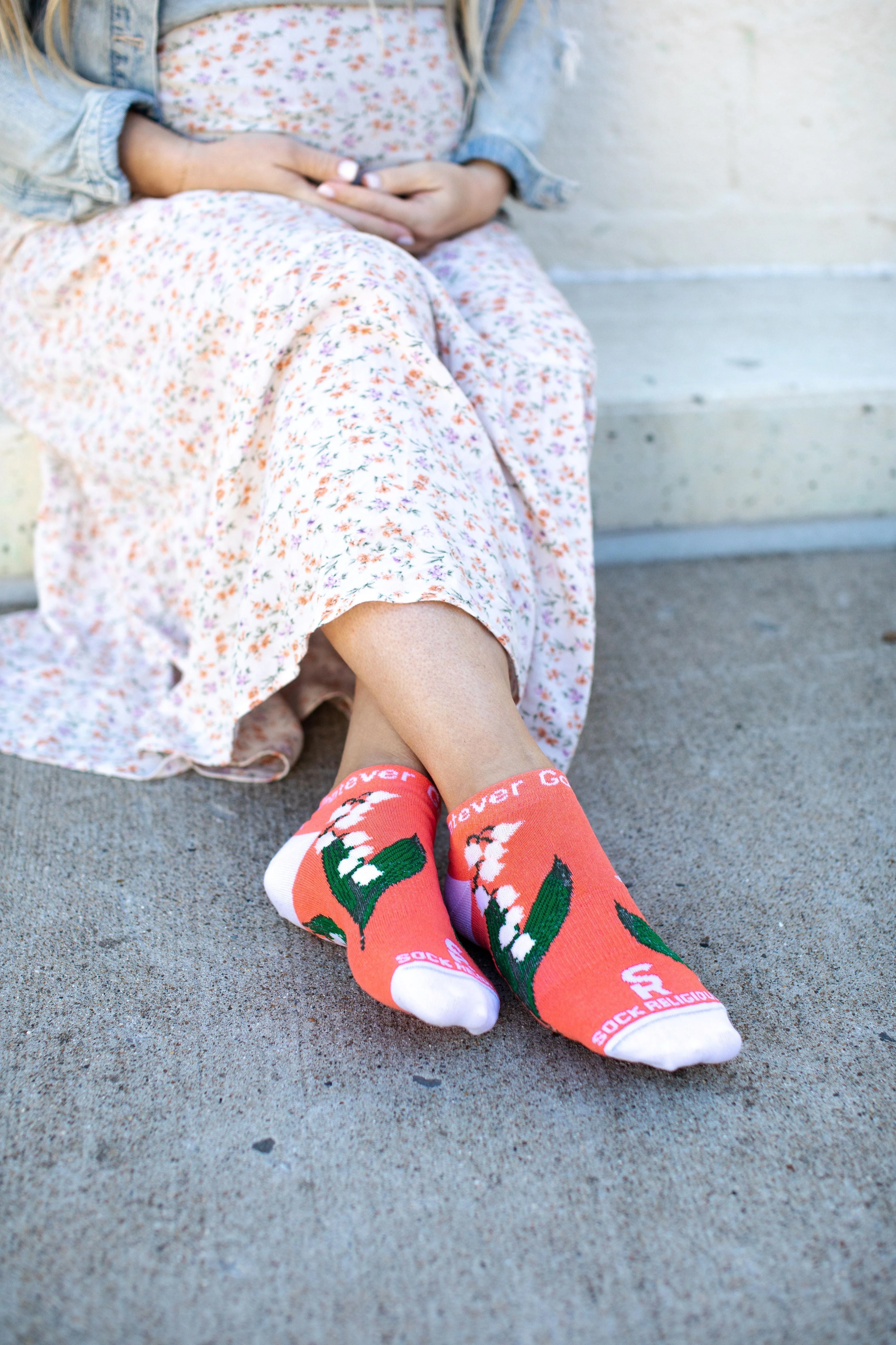 St. Gianna Molla No Show Socks - Image 4