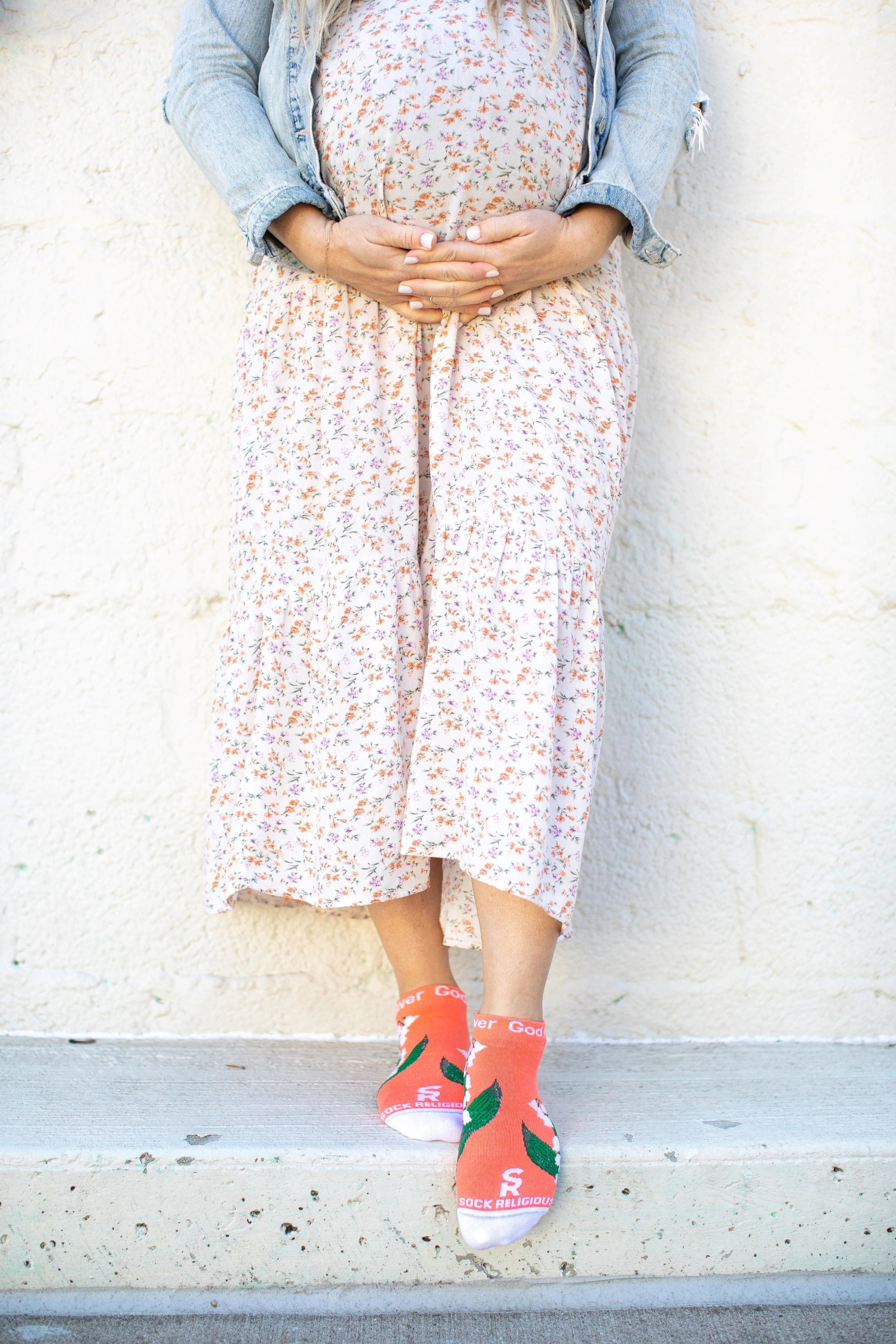 St. Gianna Molla No Show Socks - Image 5