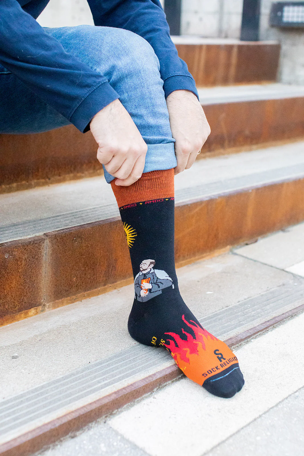 St. Ignatius of Loyola Adult Socks - Image 5