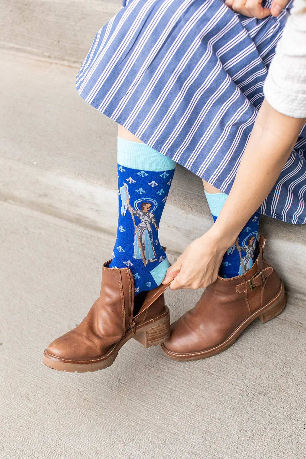 St. Joan of Arc Adult Socks - Image 2