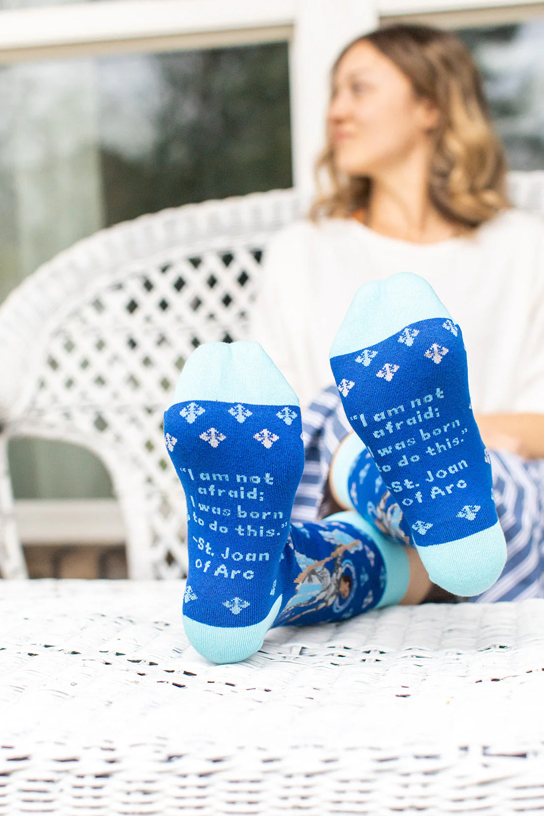 St. Joan of Arc Adult Socks - Image 3