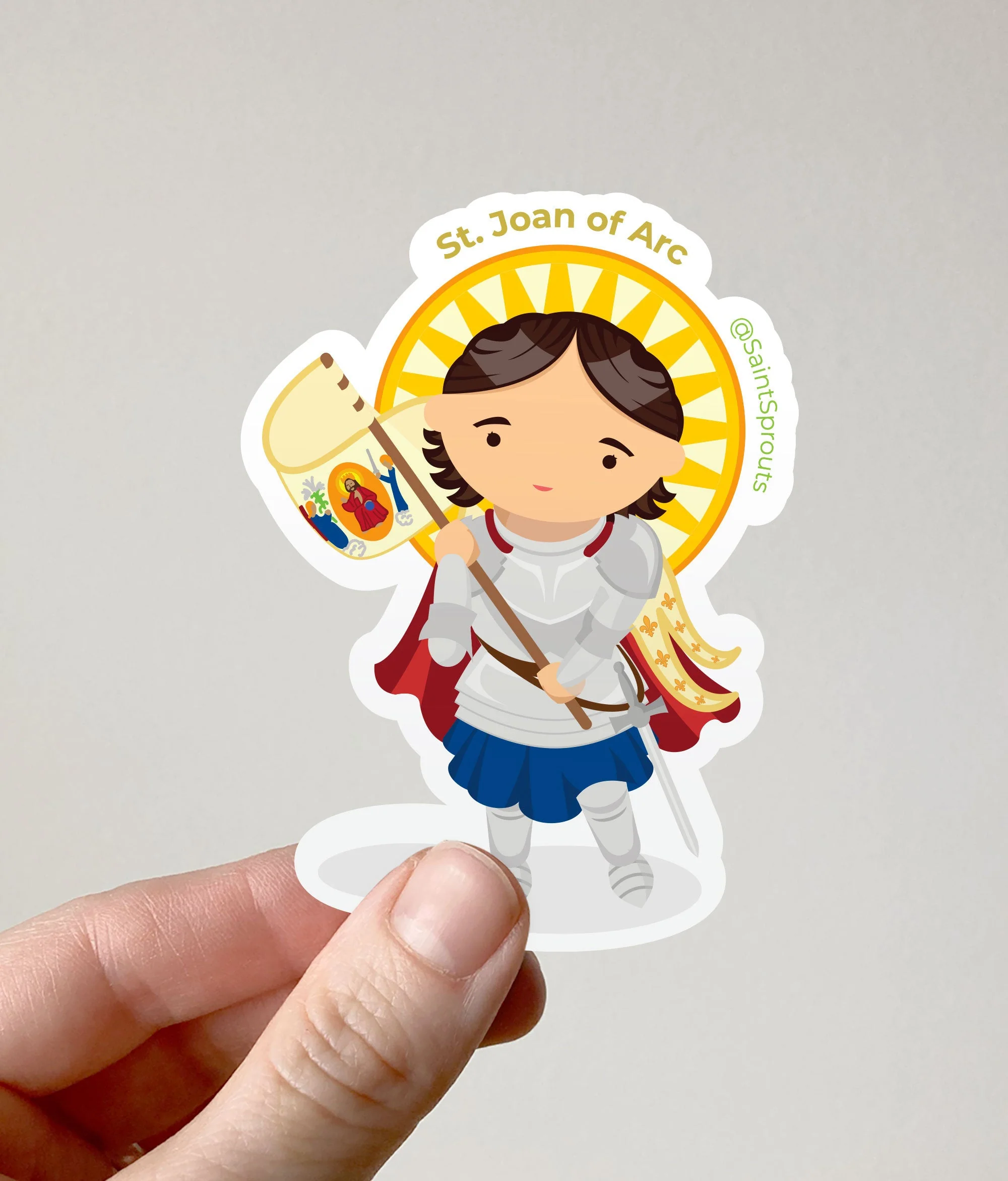 St. Joan of Arc Sticker