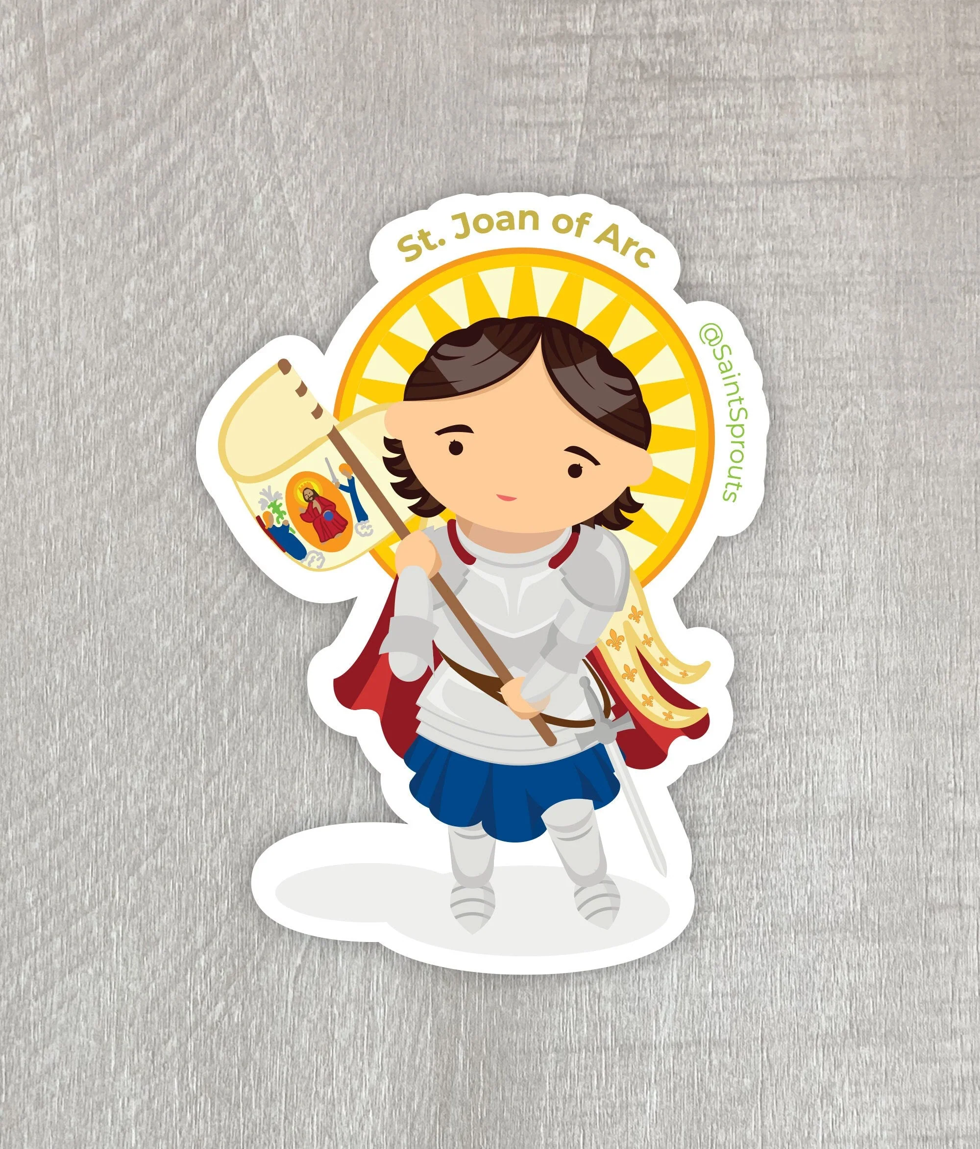 St. Joan of Arc Sticker - Image 4