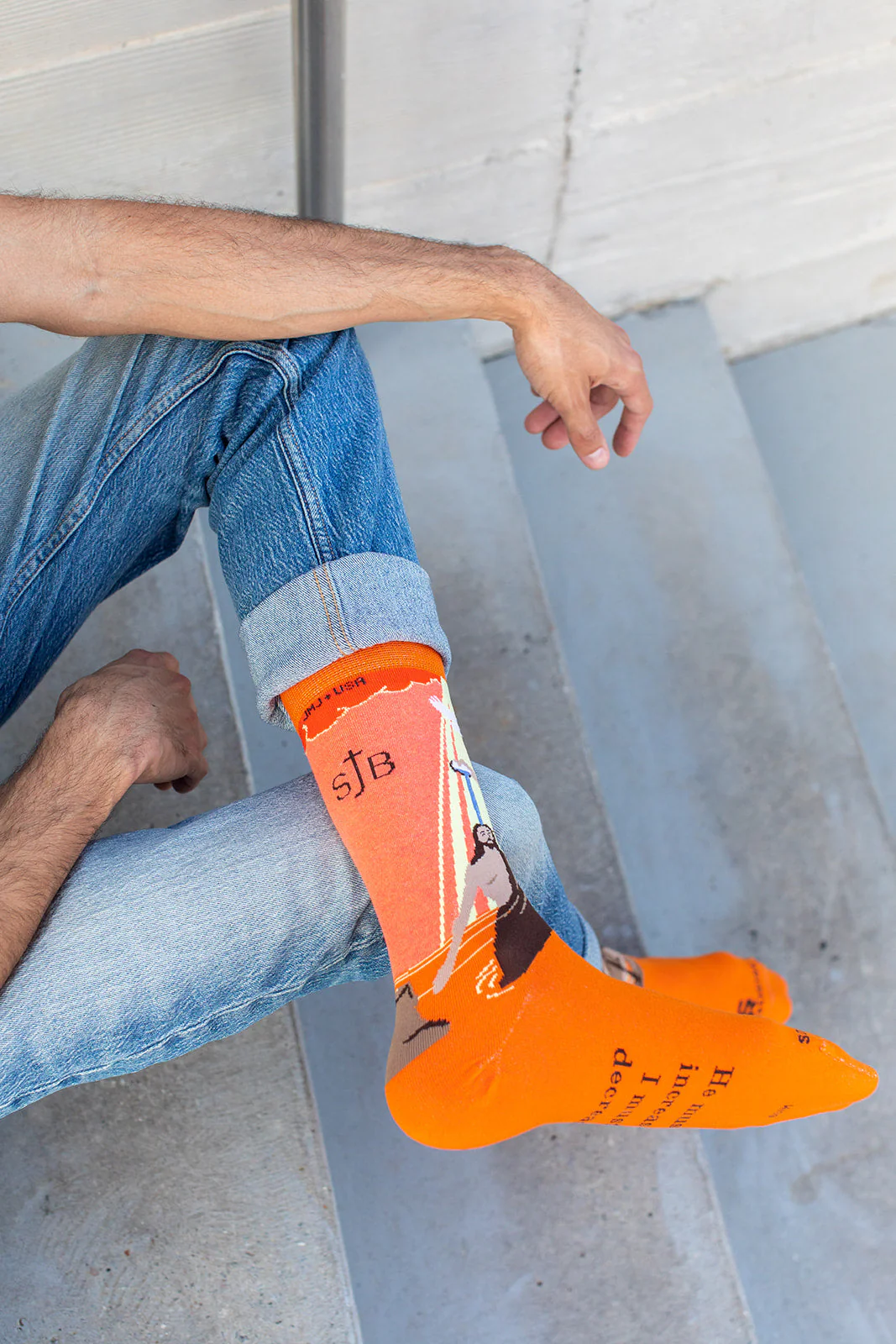 St. John the Baptist Adult Socks - Image 5