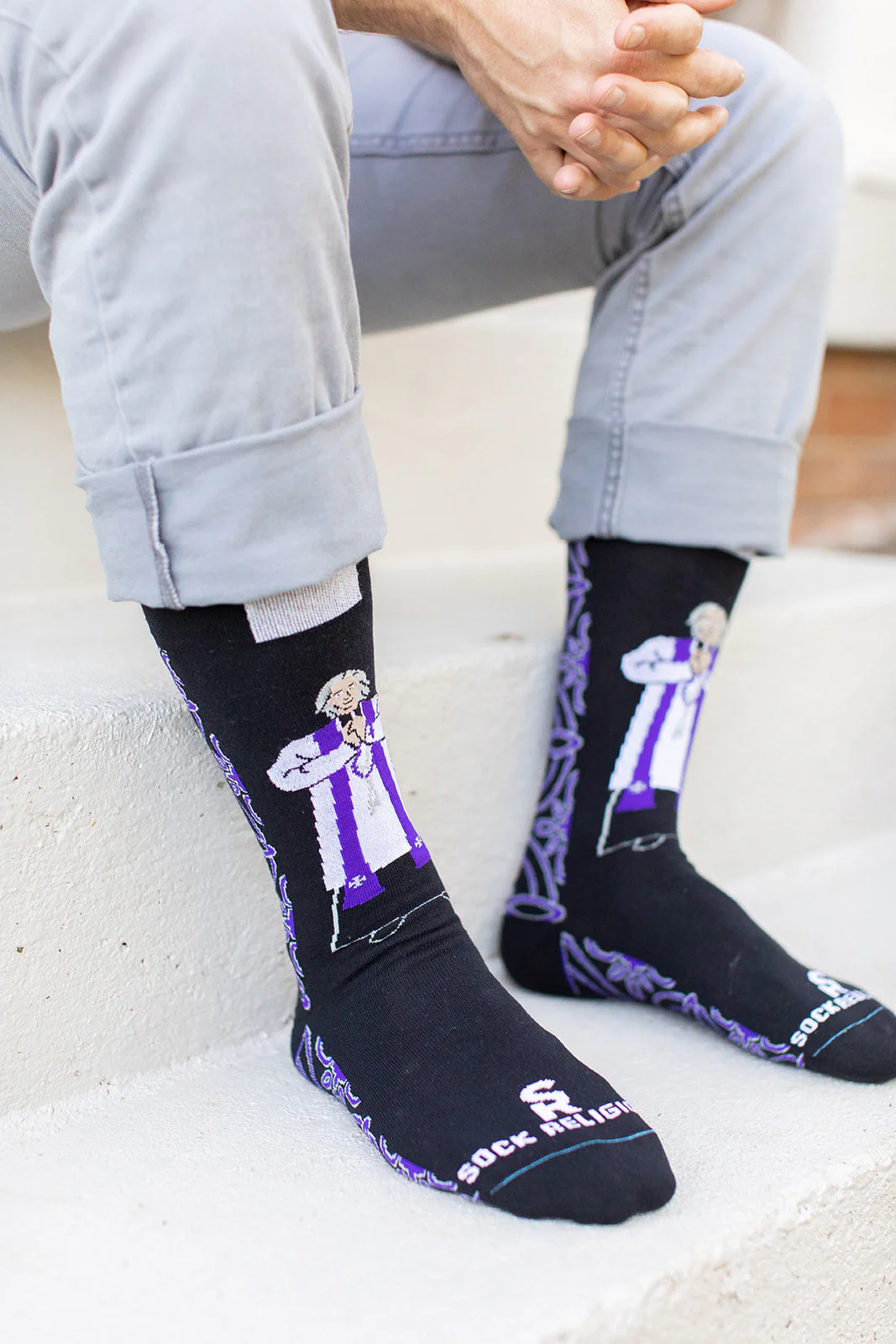 St. John Vianney Adult XL Socks - Image 4