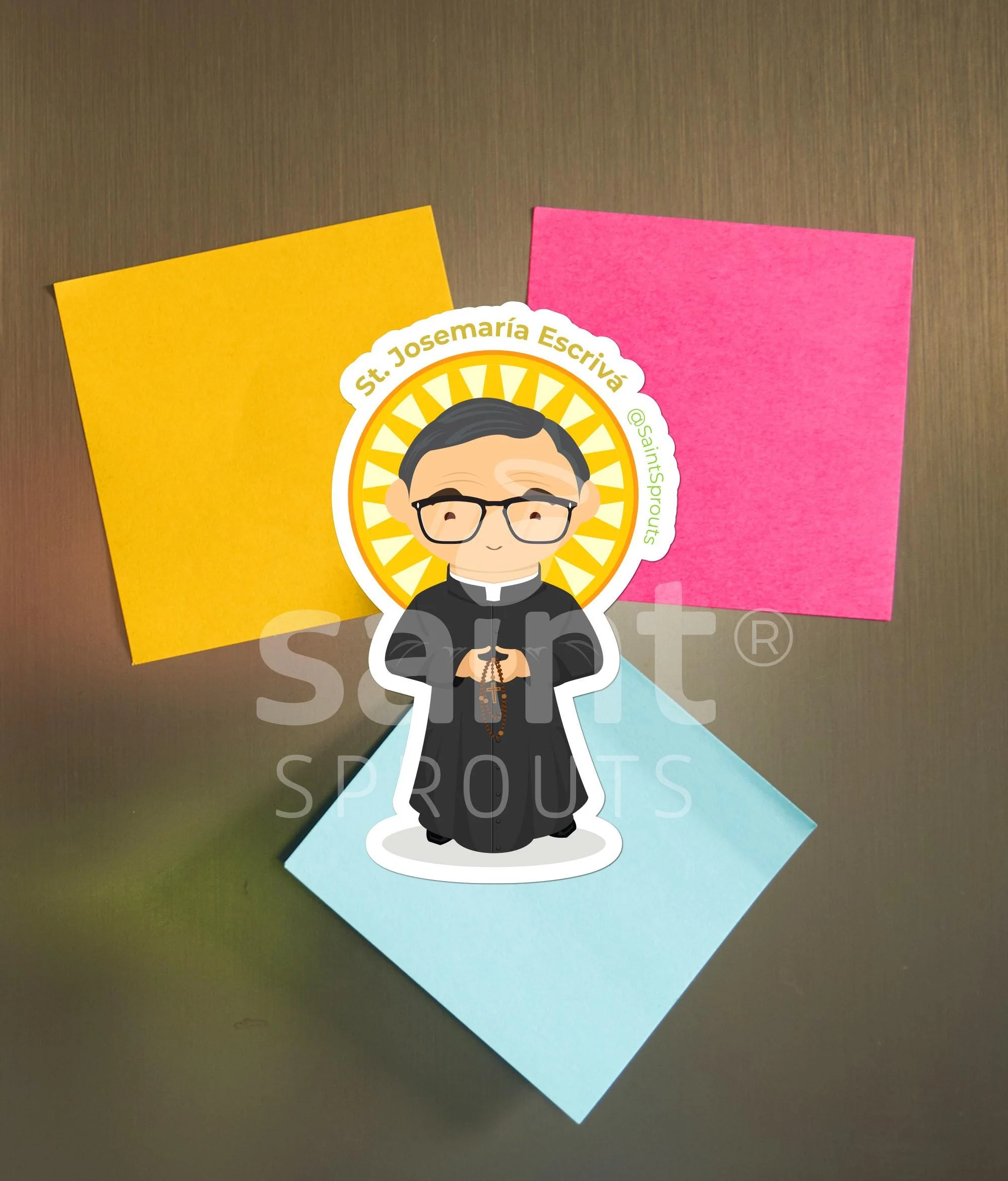St. Josemaría Escrivá Catholic Magnet –  Opus Dei Magnet - Image 2