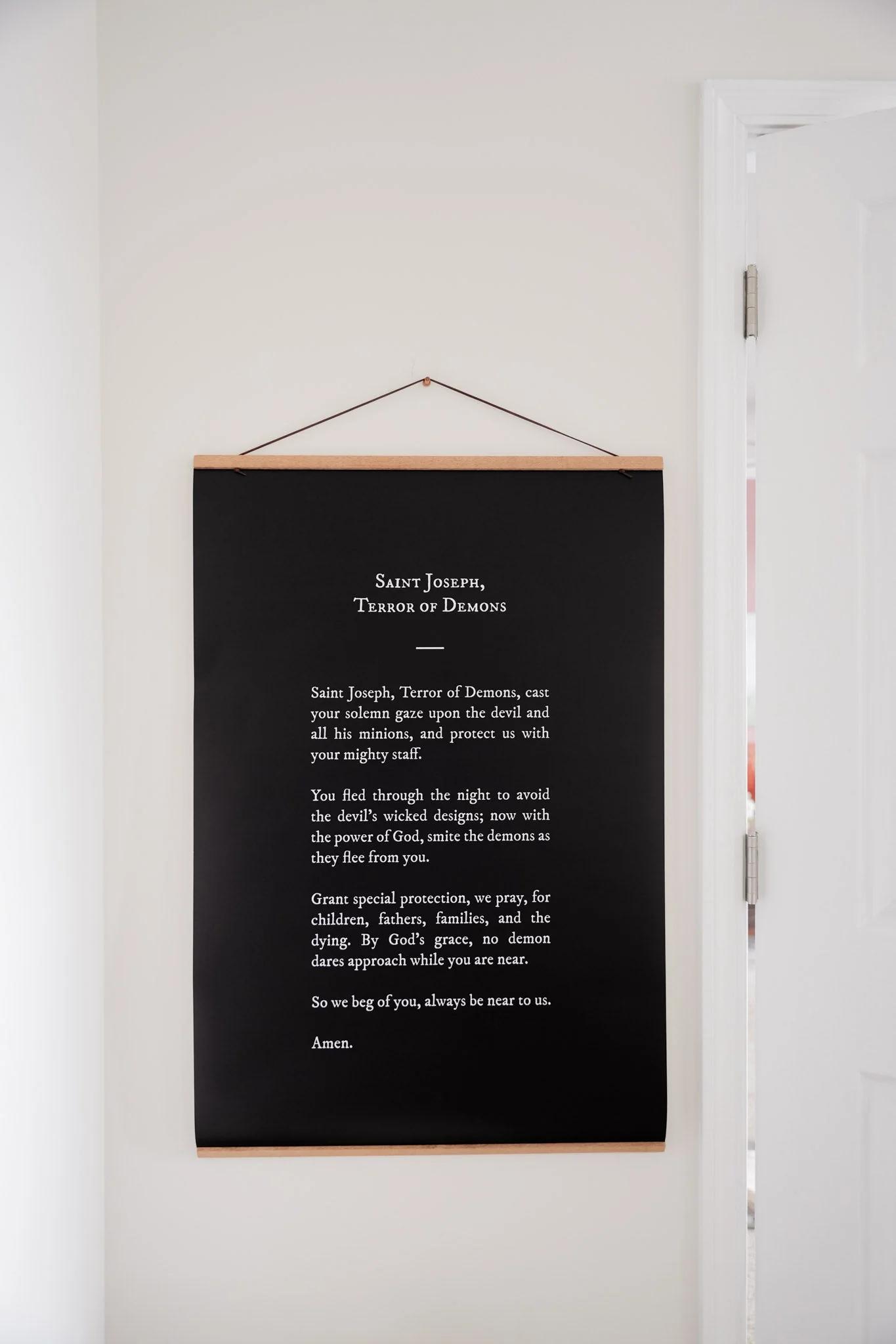 St. Joseph Terror of Demons Prayer Poster (2 Sizes) - Image 6