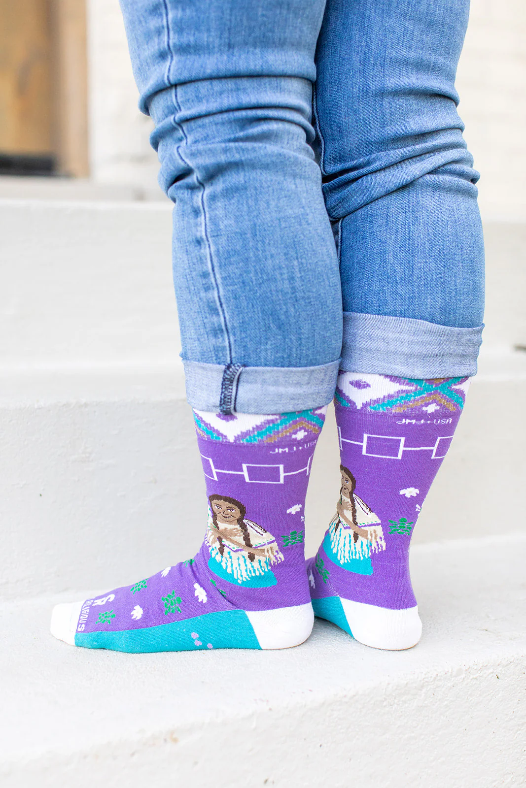 St. Kateri Tekakwitha Adult Socks - Image 6