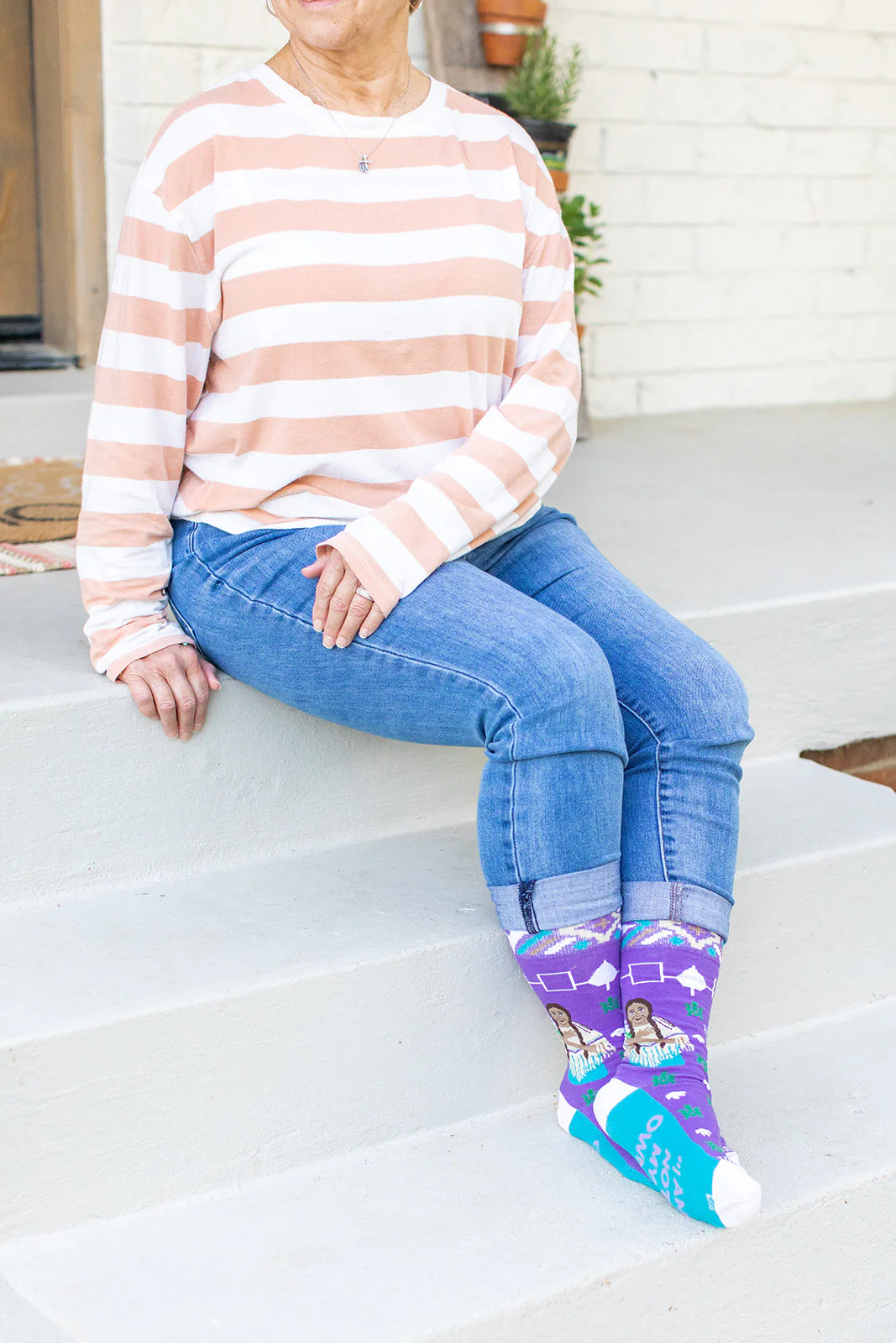 St. Kateri Tekakwitha Adult Socks - Image 8