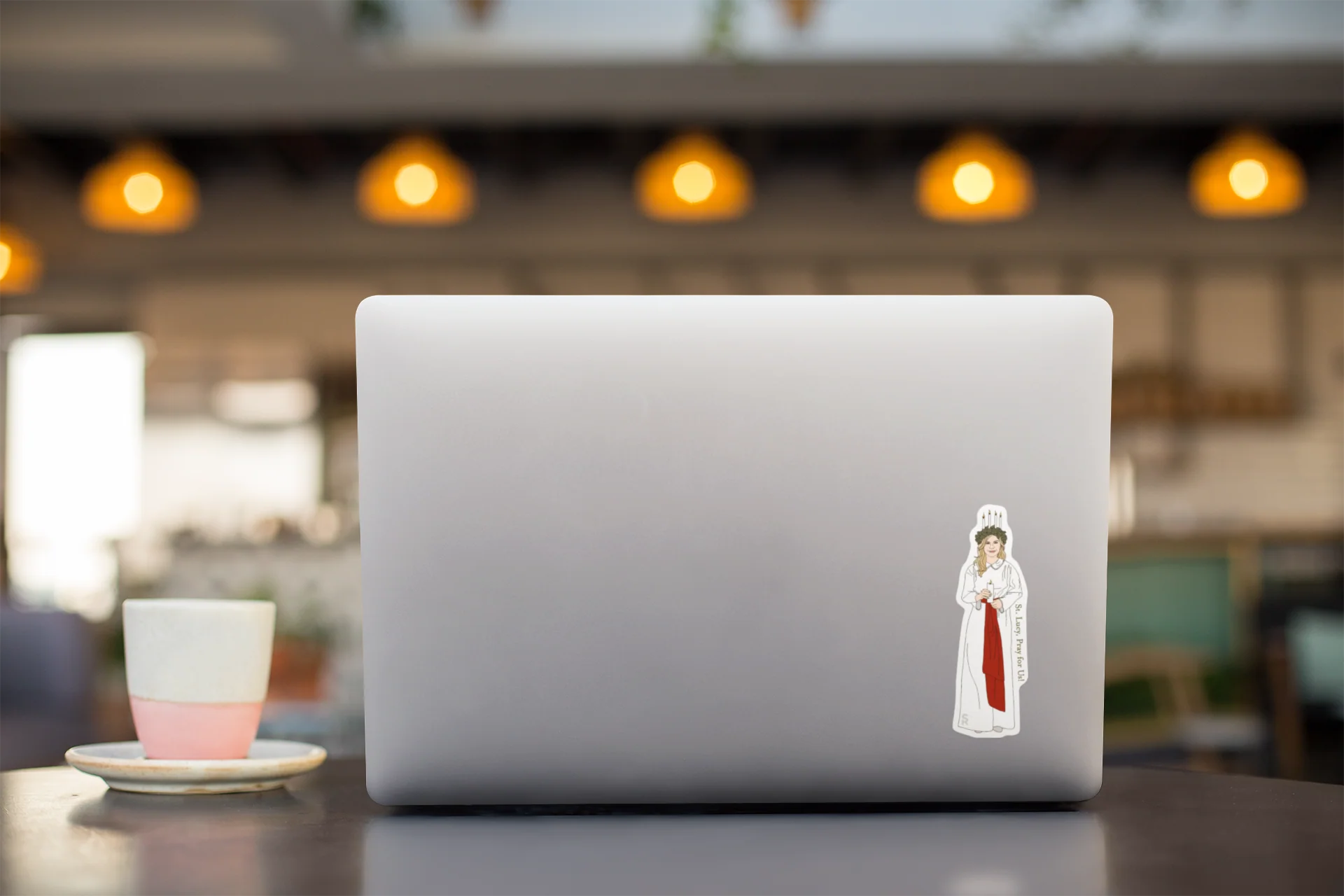 St. Lucy Sticker Sticker