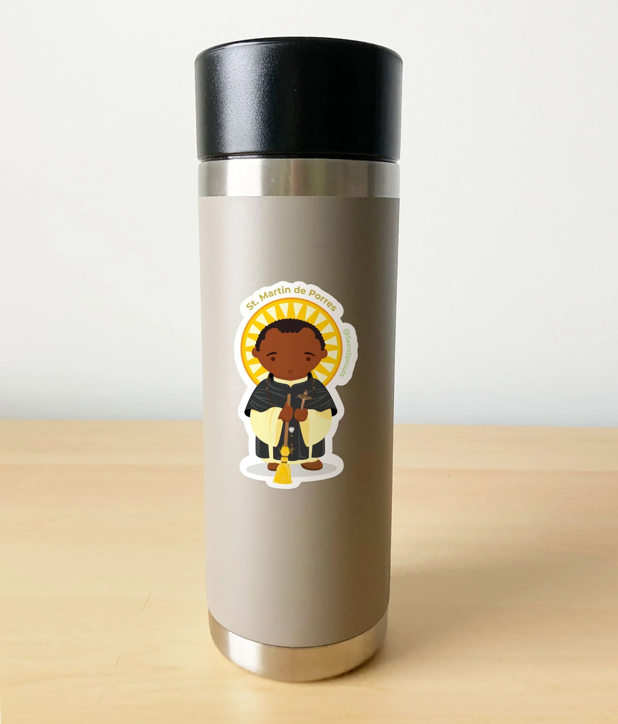 St. Martin de Porres Sticker - Image 3