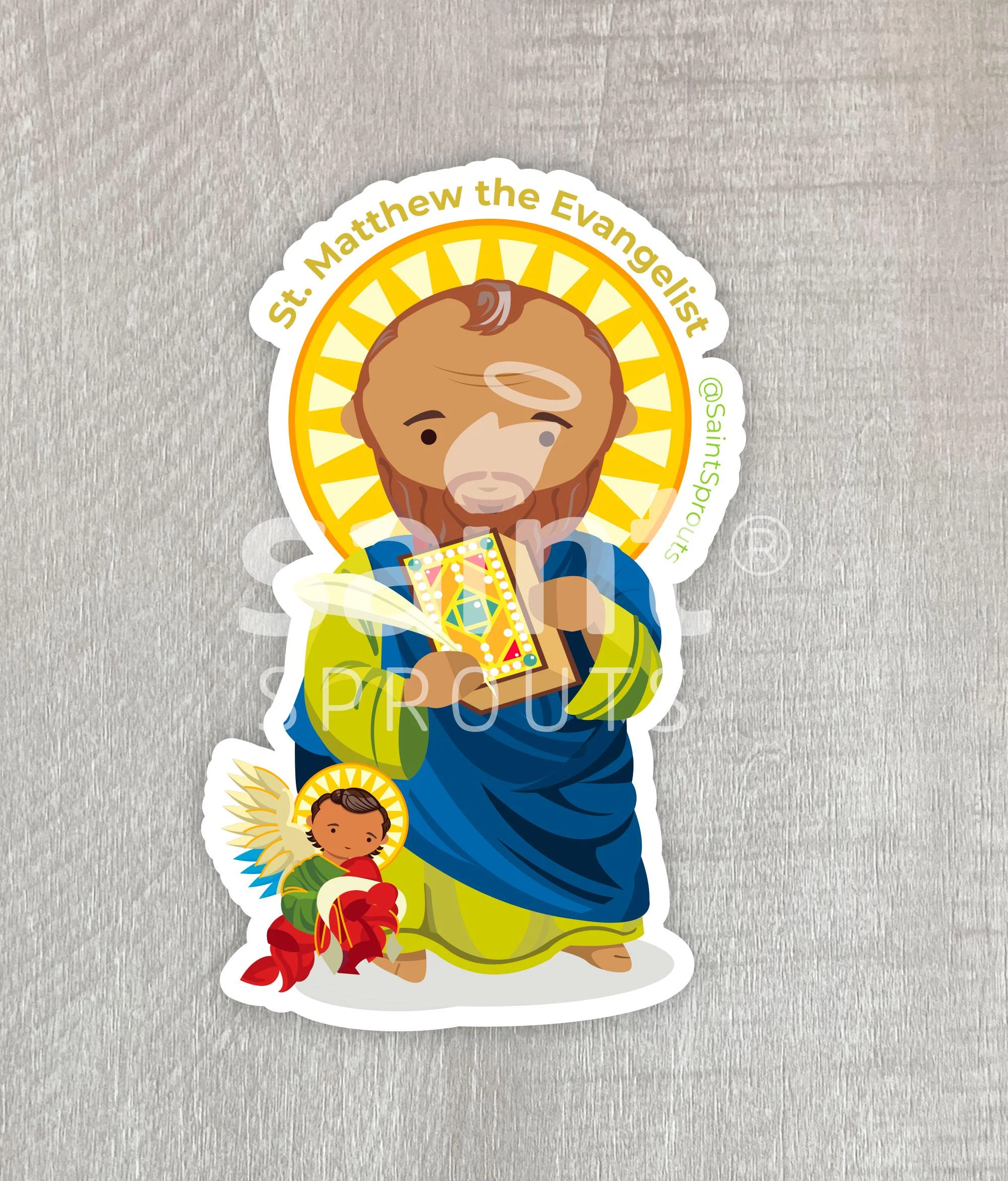 St. Matthew the Evangelist Magnet – Patron Saint of Writers
