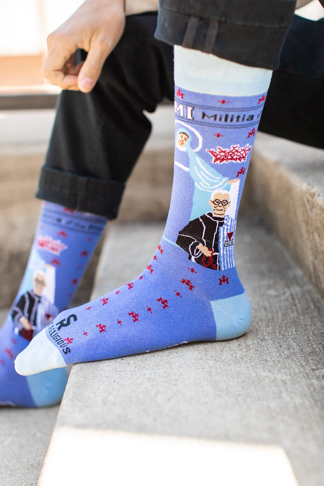 St. Maximilian Kolbe Adult Socks - Image 4