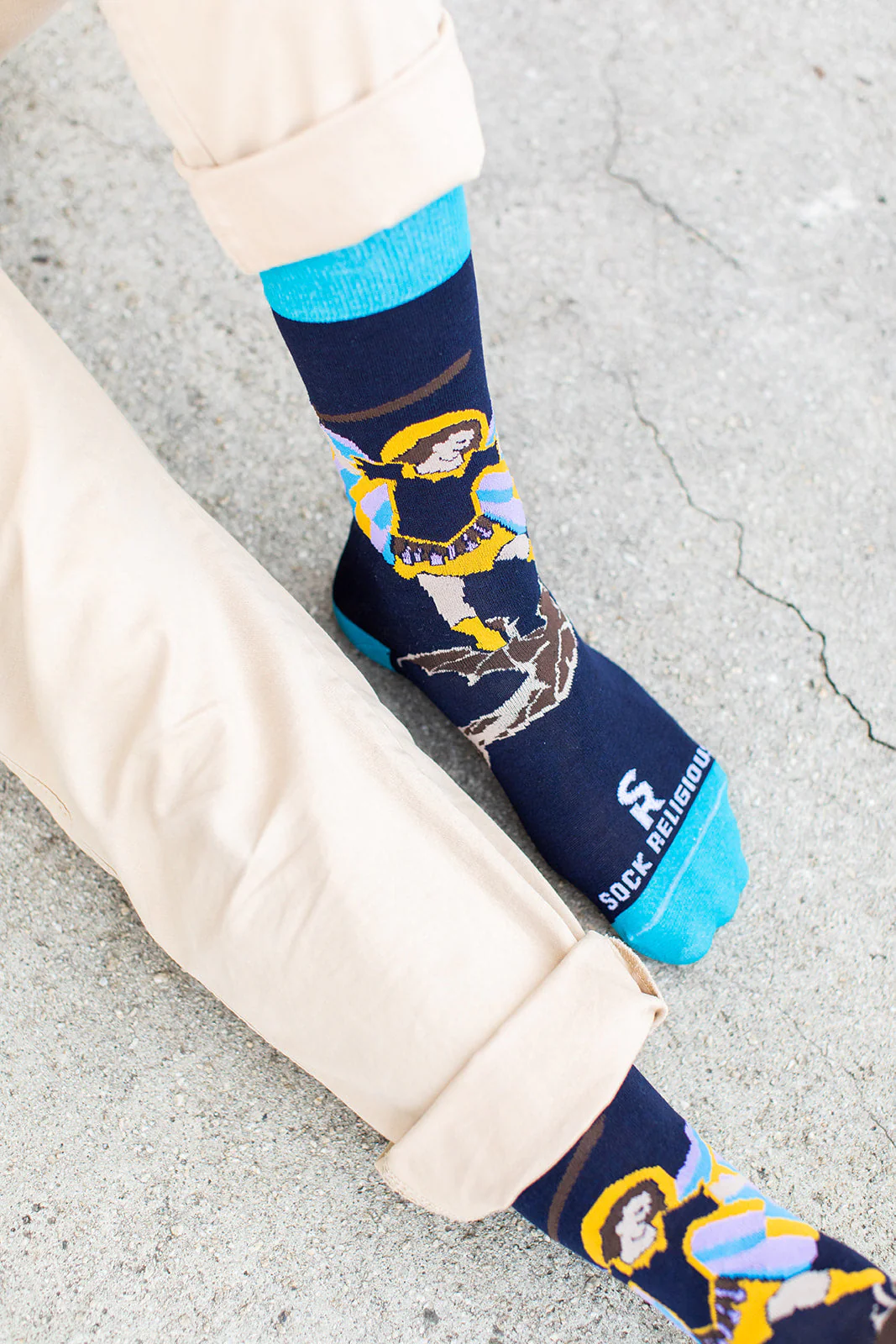 St. Michael Adult XL Socks - Image 3