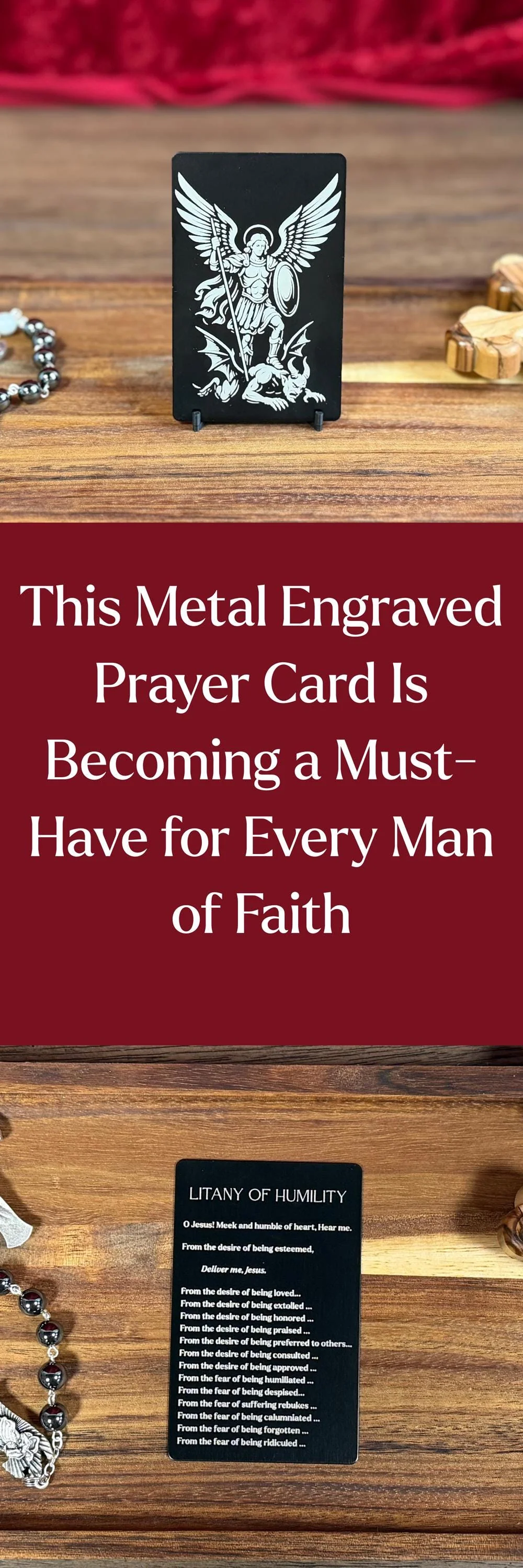 St. Michael Premium Metal Prayer Card - Image 12