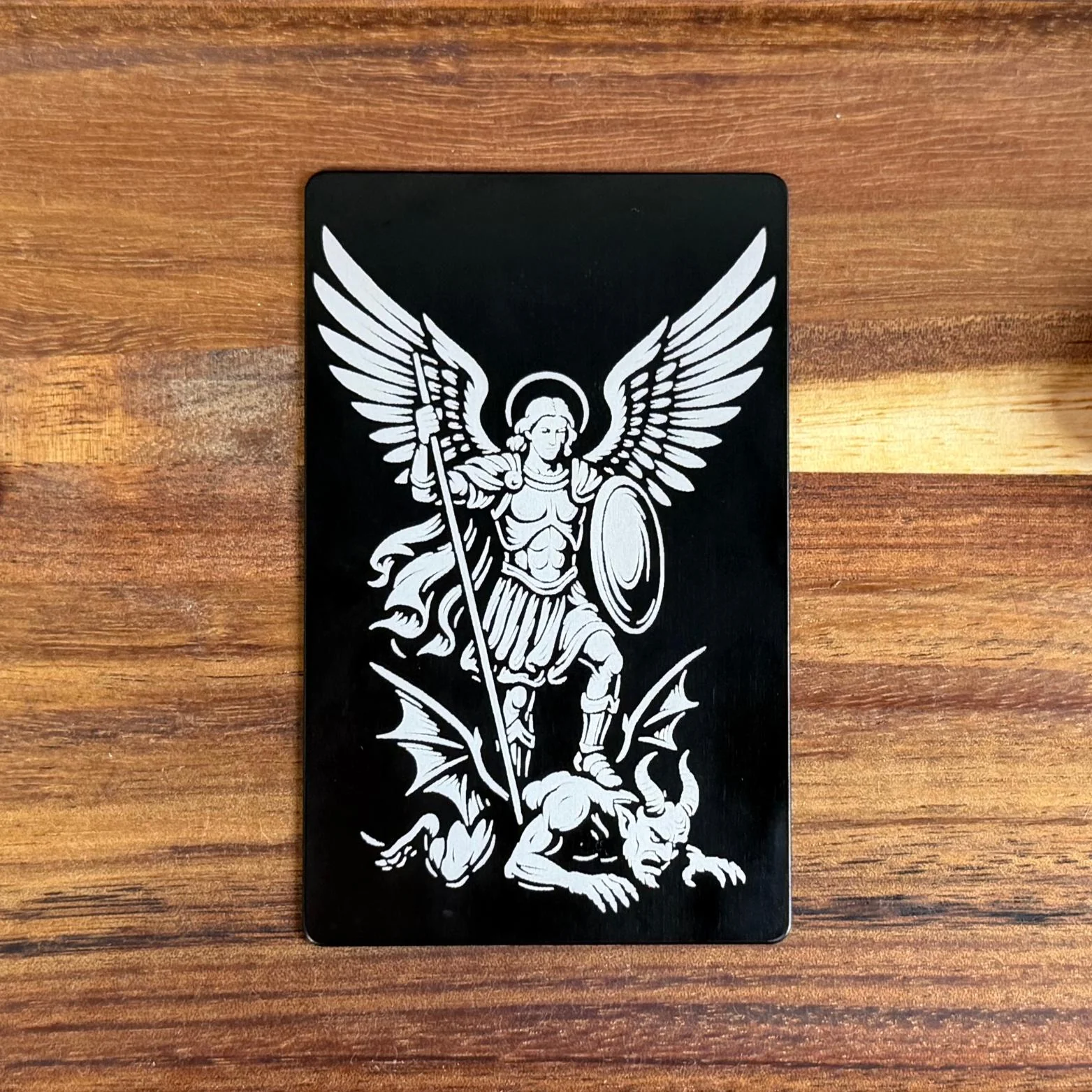 St. Michael Premium Metal Prayer Card - Image 8