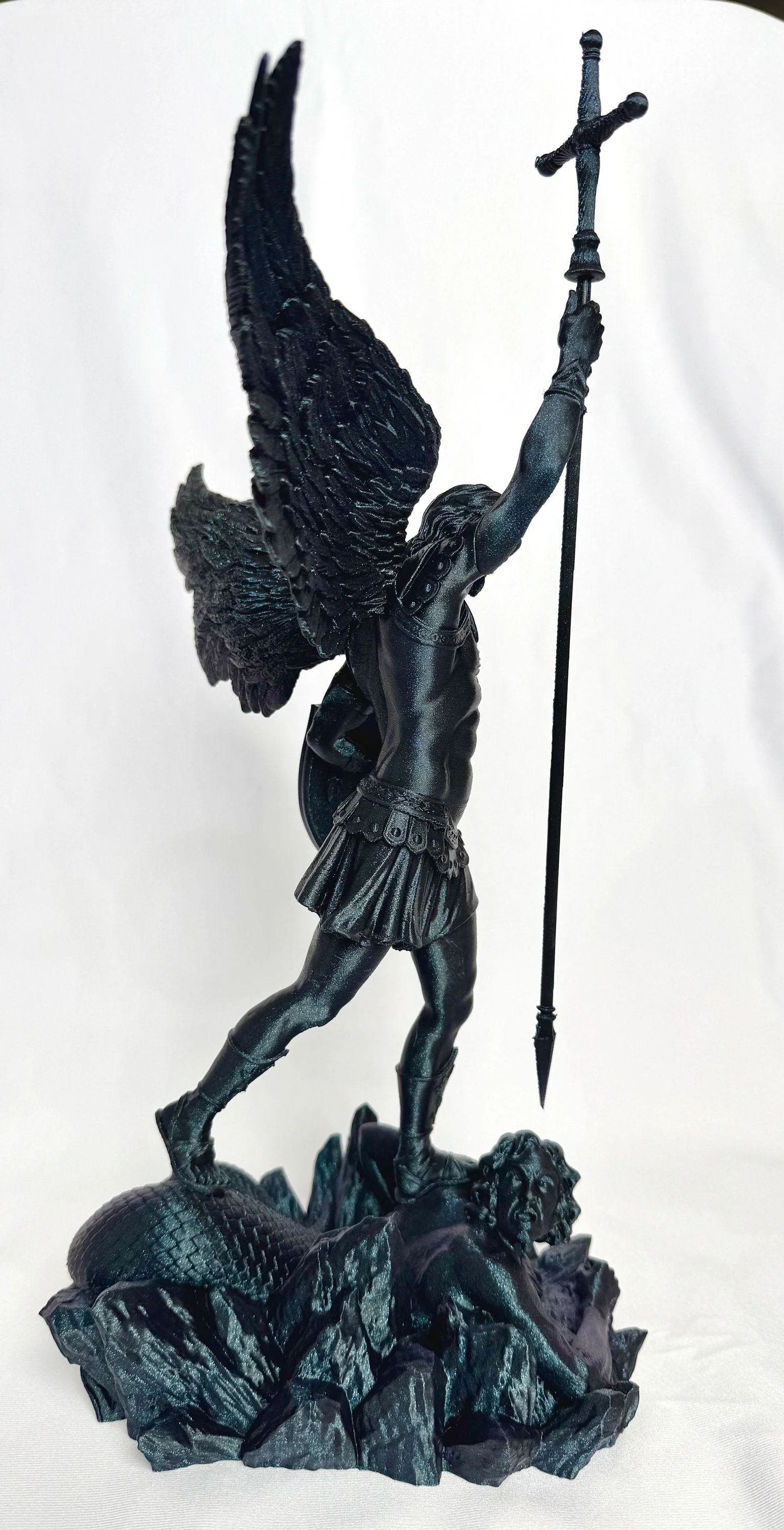 St. Michael the Archangel Statue 3D Printed - Image 7