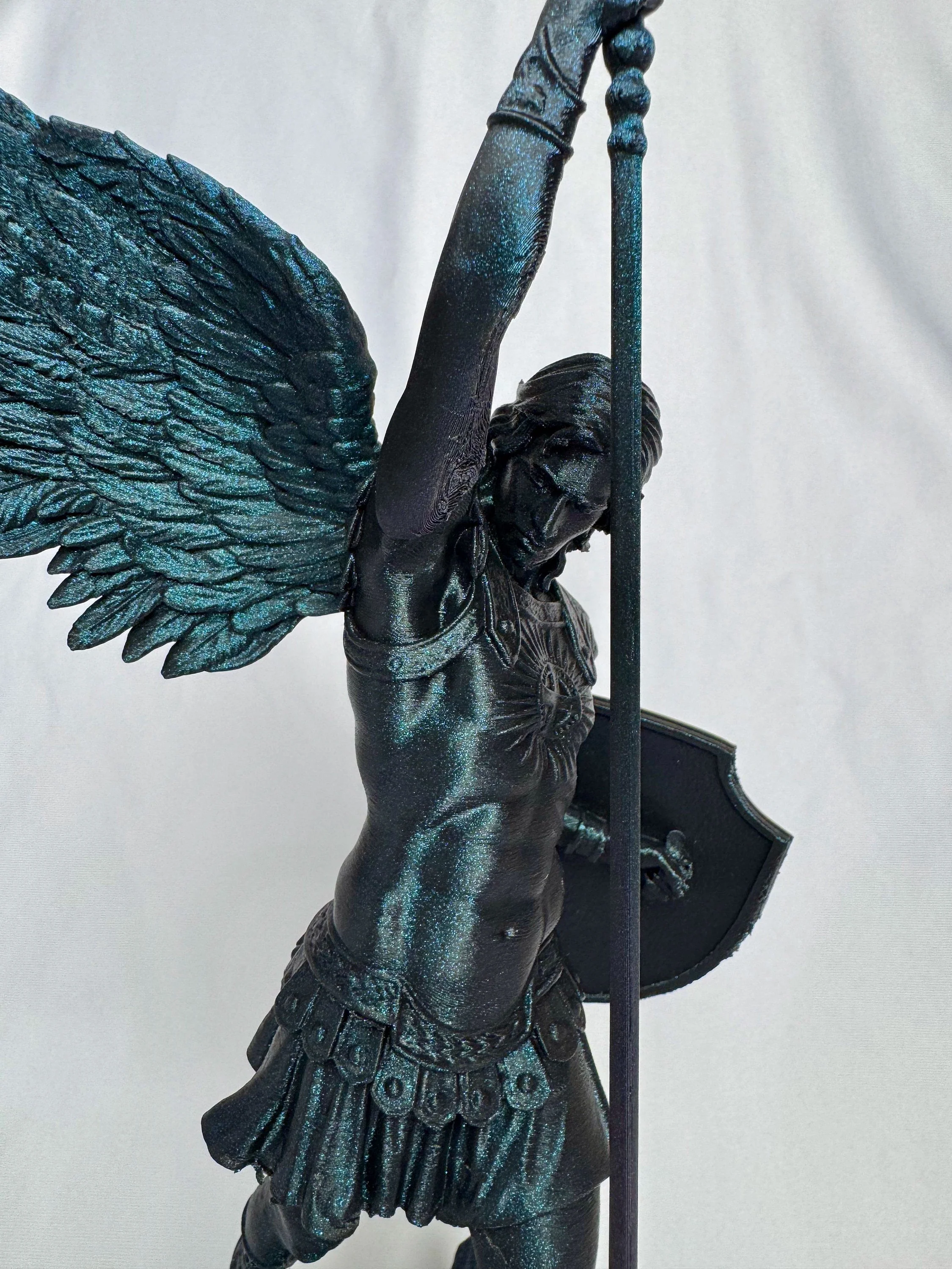 St. Michael the Archangel Statue 3D Printed - Image 8