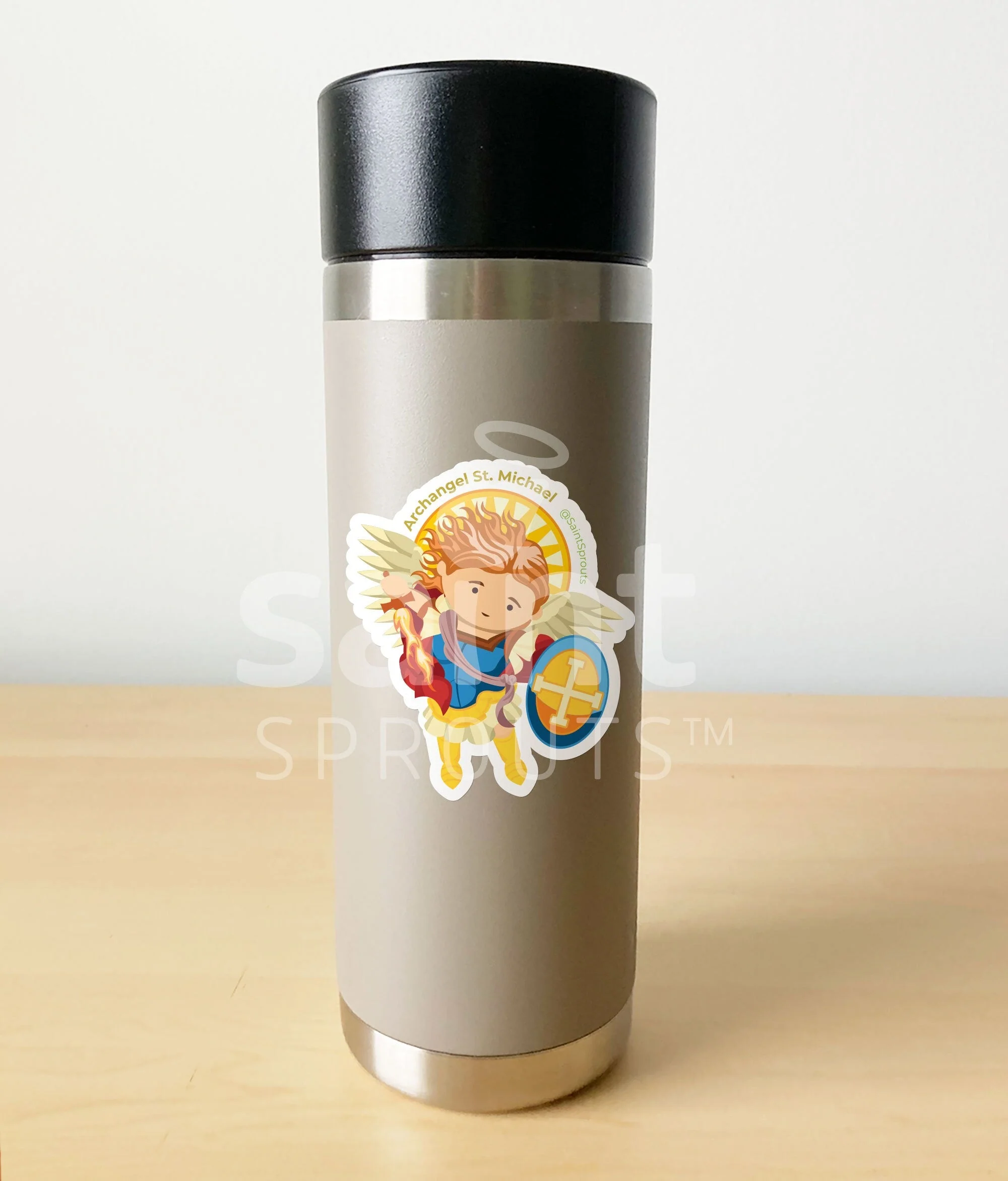 St. Michael the Archangel Sticker - Image 3