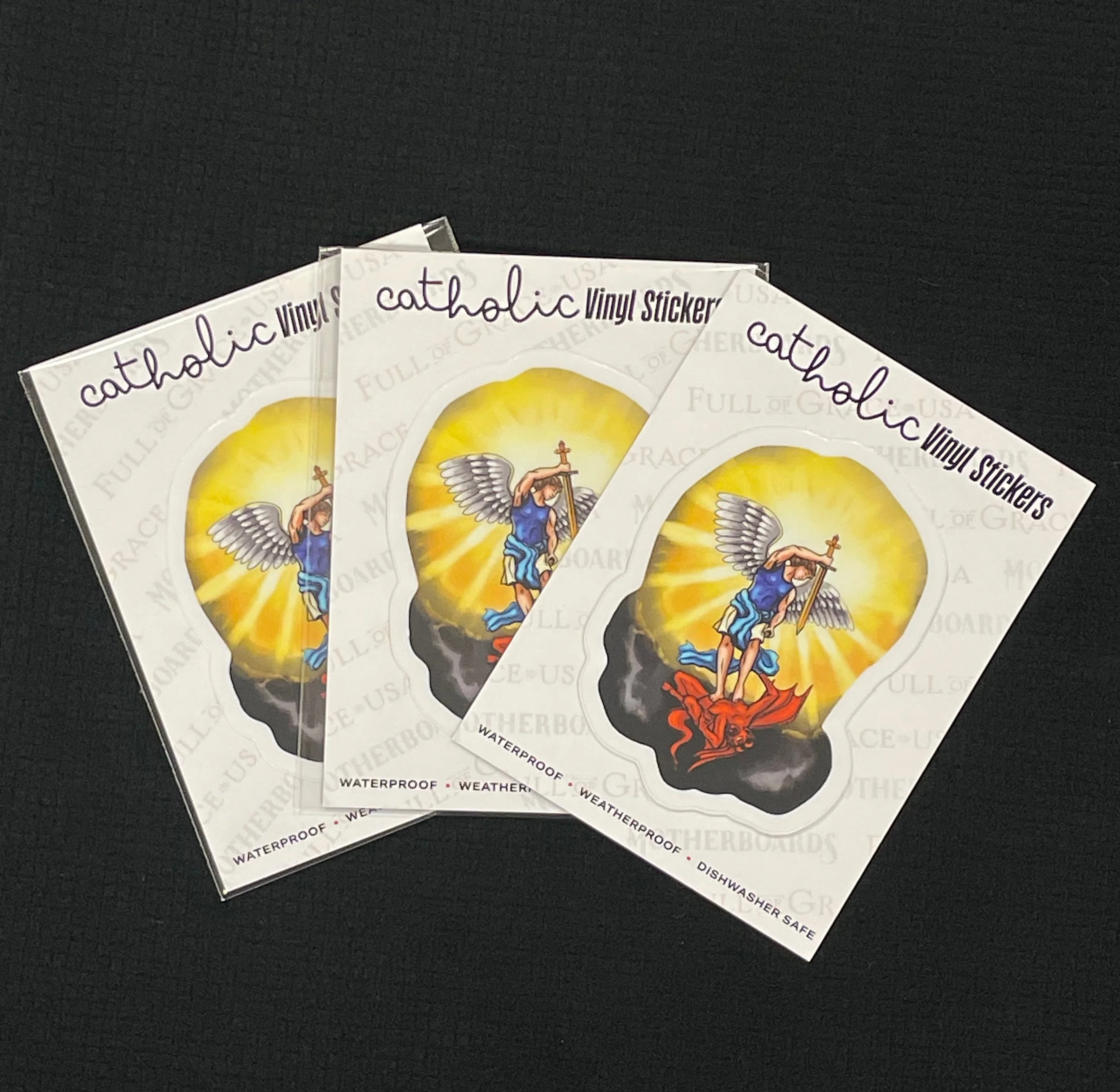 St. Michael the Archangel Sticker Decal - Image 3