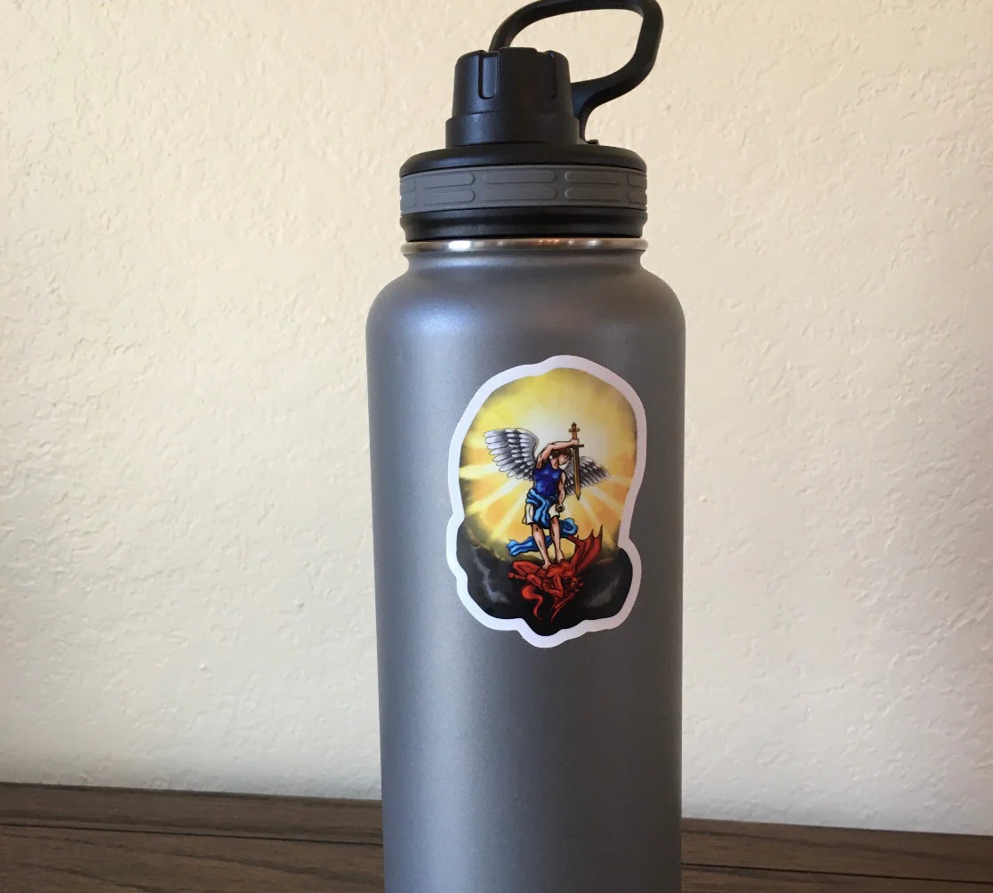St. Michael the Archangel Sticker Decal - Image 5