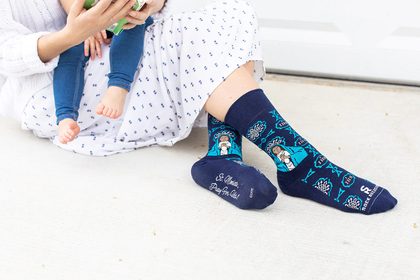 St. Monica Adult Socks - Image 4