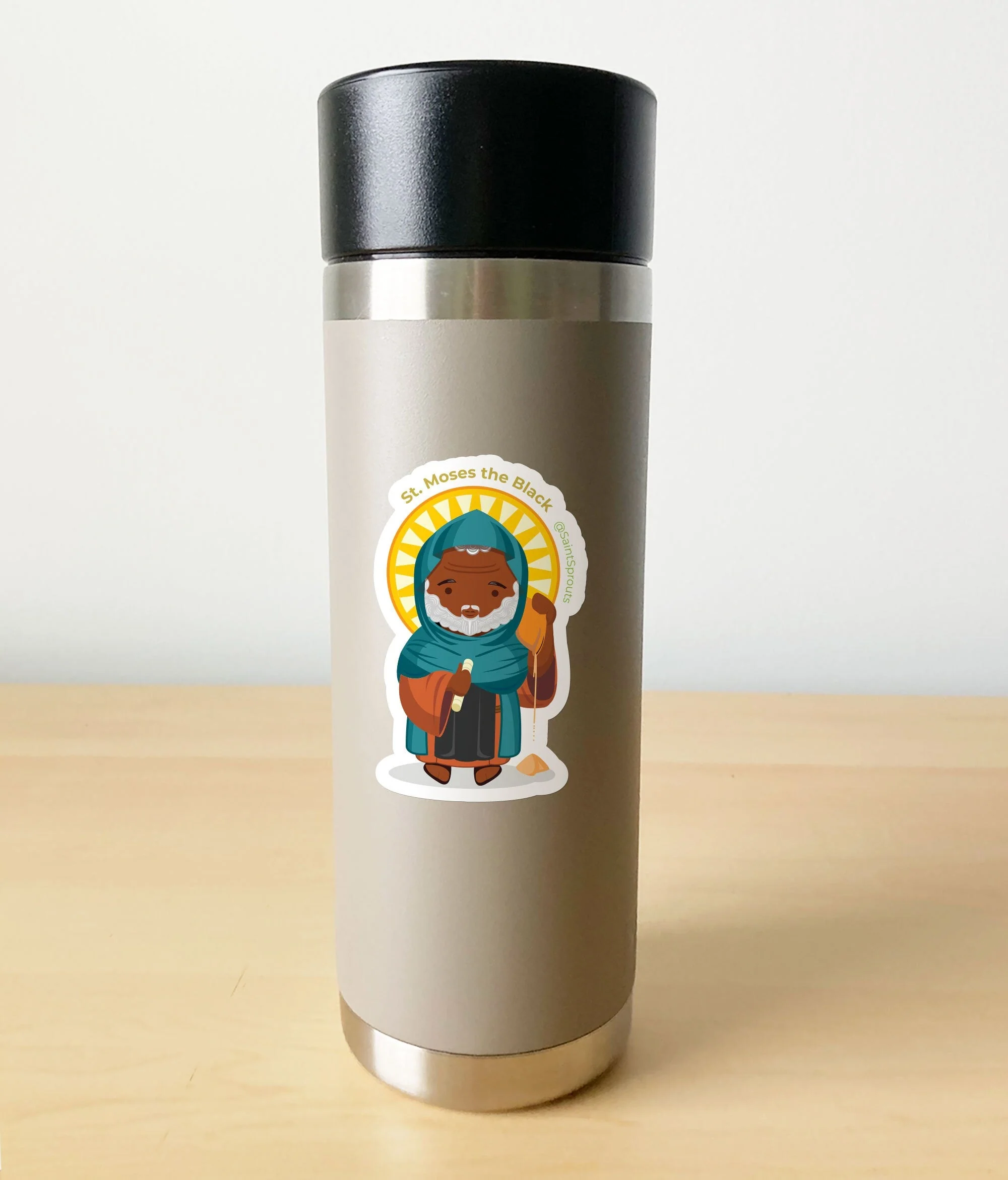 St. Moses the Black Sticker - Image 3