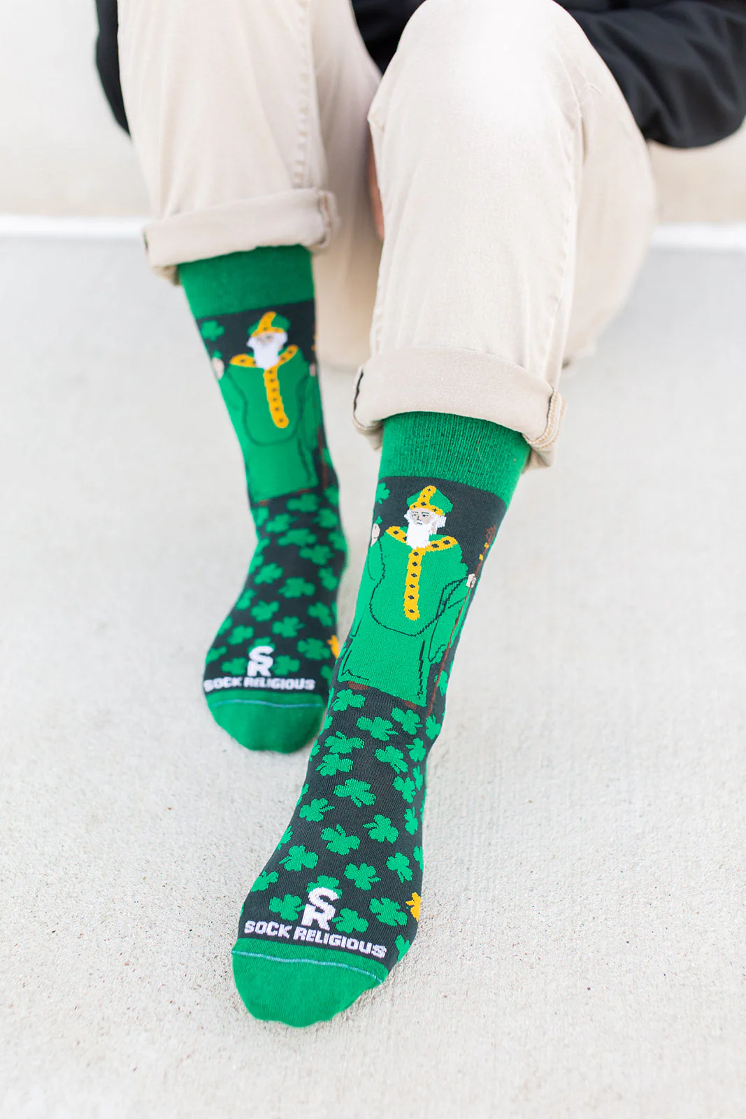 St. Patrick Adult XL Socks - Image 4