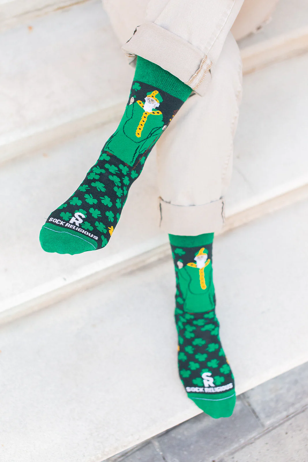 St. Patrick Adult XL Socks - Image 5