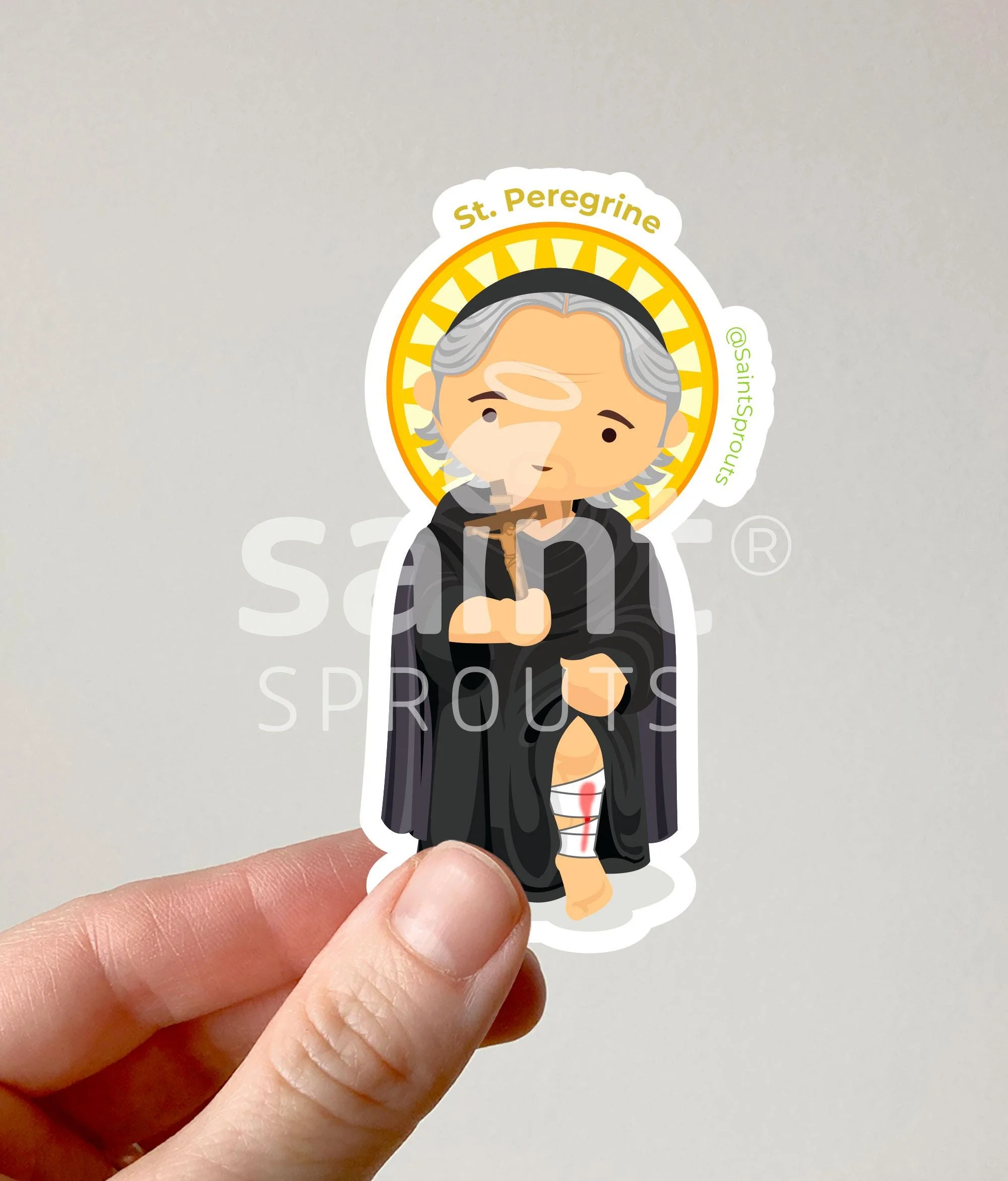 St. Peregrine Catholic Magnet – Patron Saint of Cancer Patients and the Seriously Ill - Image 3