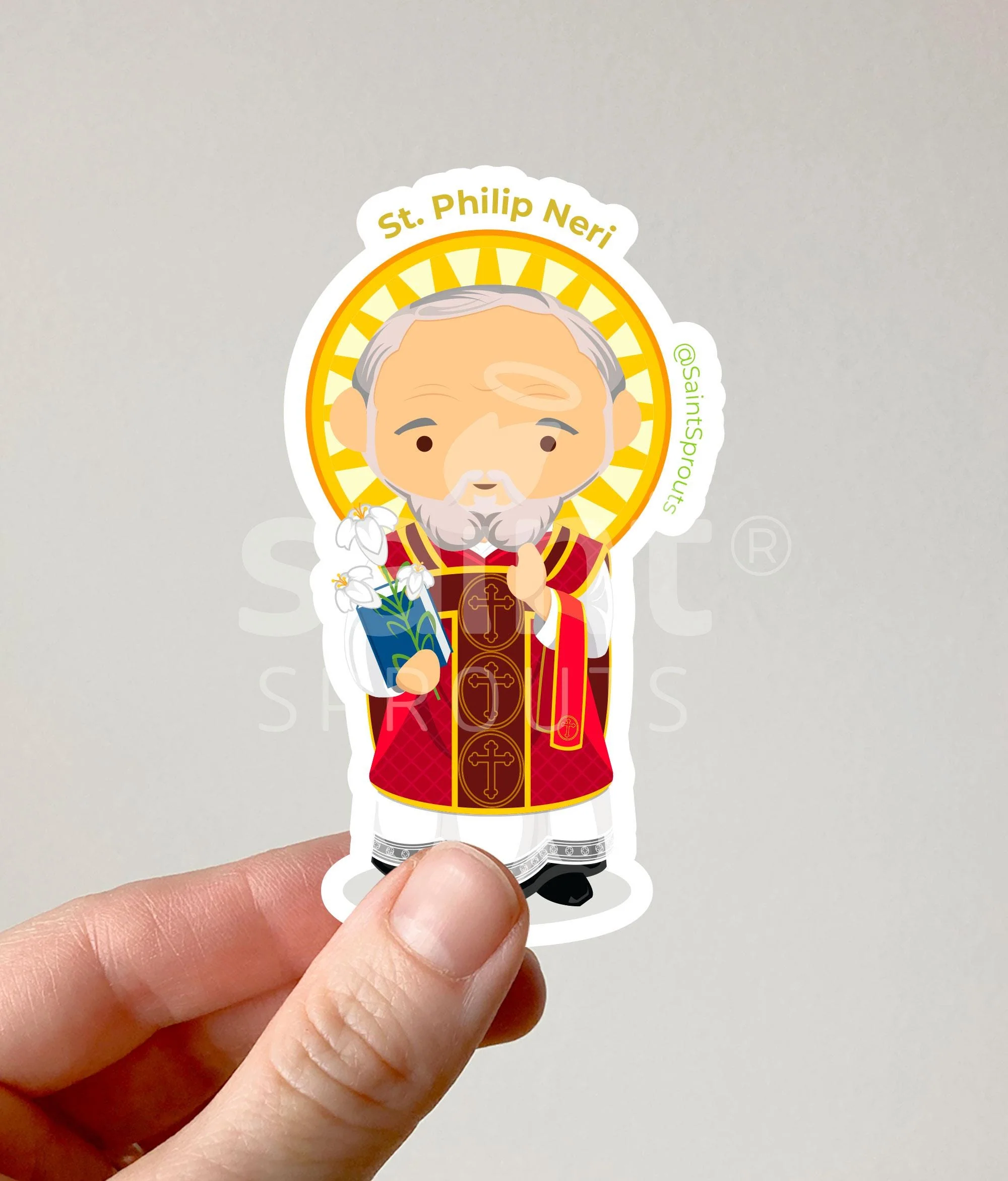 St. Philip Neri Catholic Magnet - Apostle of Rome - Image 2
