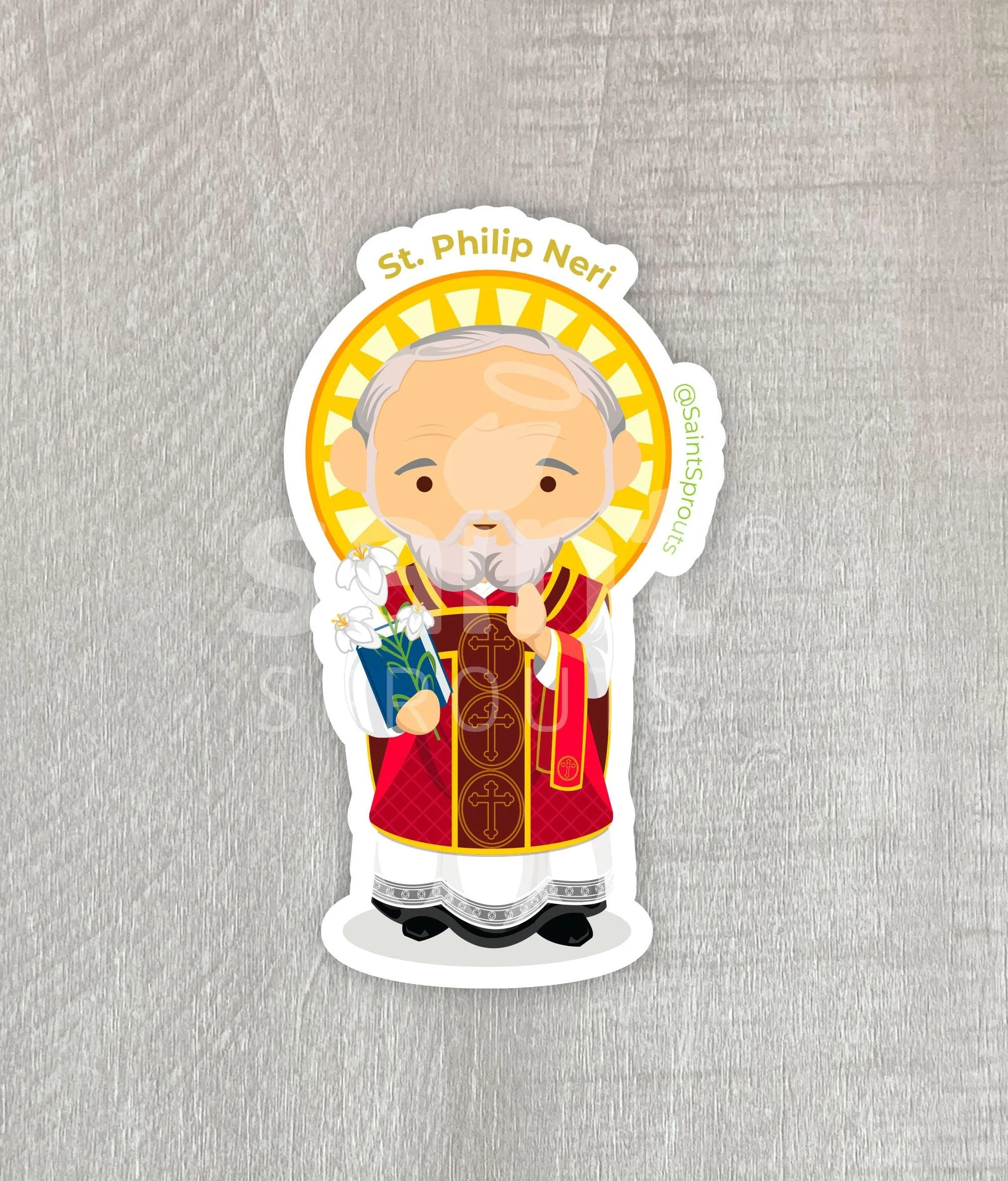 St. Philip Neri Catholic Magnet - Apostle of Rome - Image 3