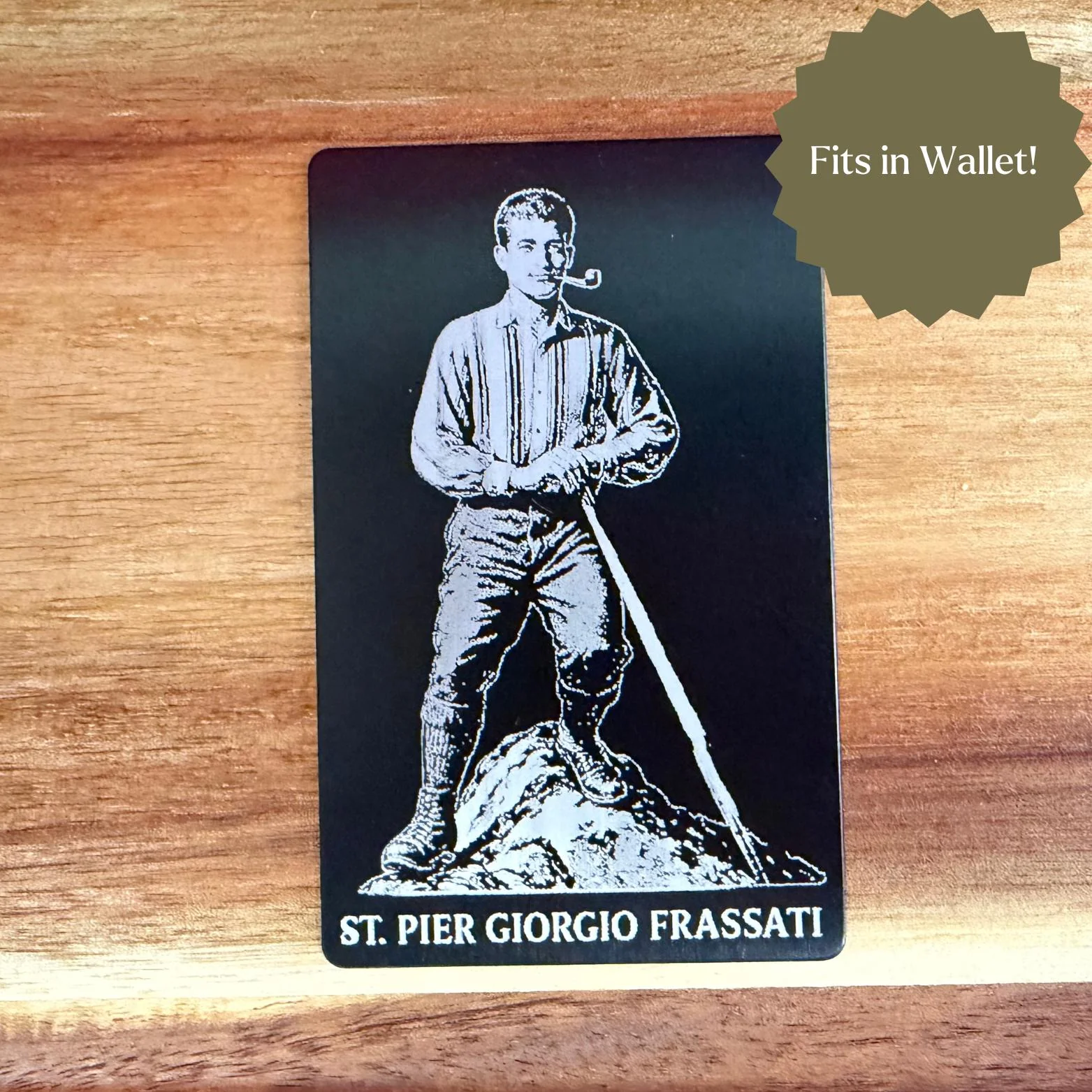 St. Pier Giorgio Frassati Premium Metal Prayer Card - Image 8