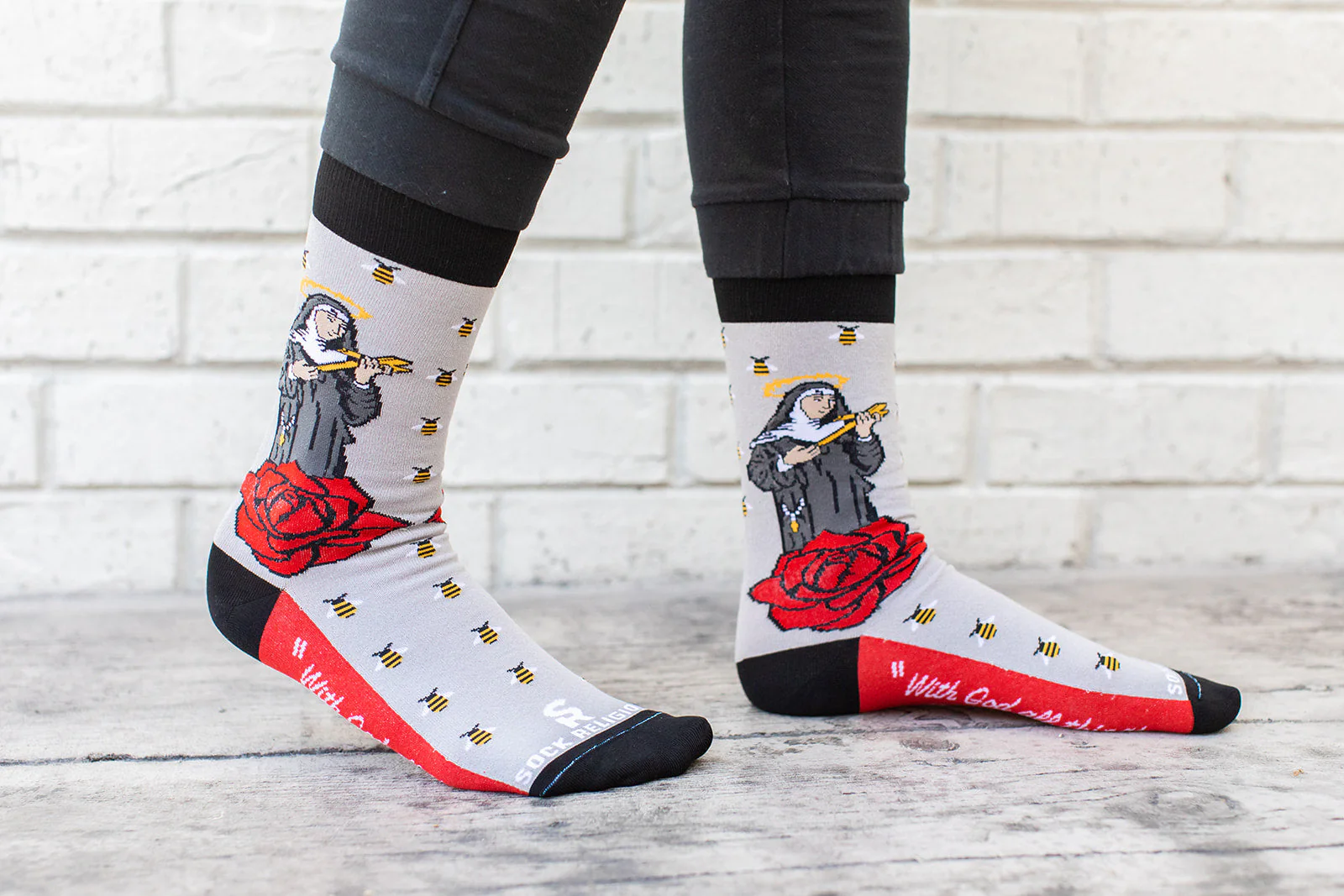 St. Rita Adult Socks - Image 5