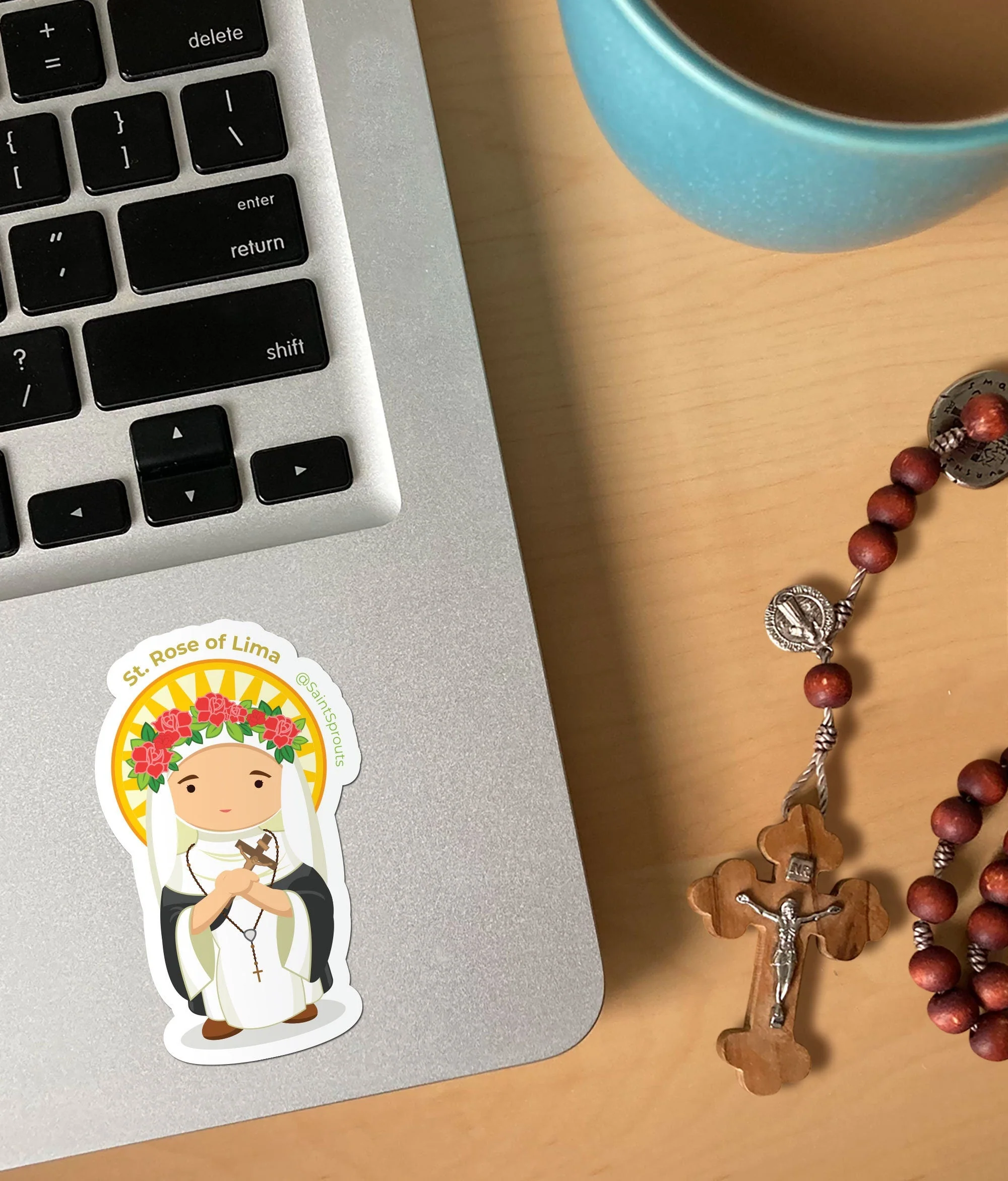 St. Rose of Lima Sticker - Image 2