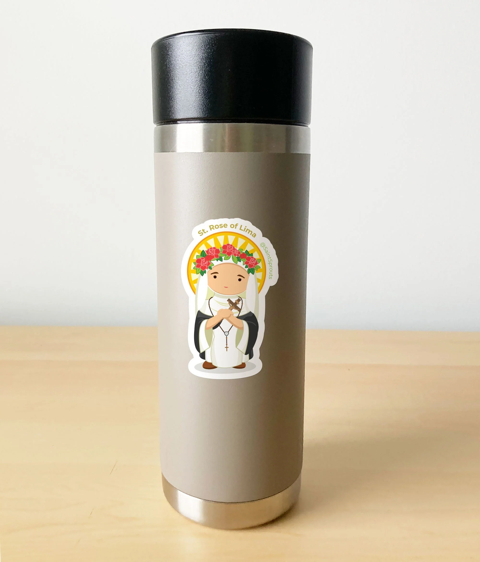 St. Rose of Lima Sticker - Image 3
