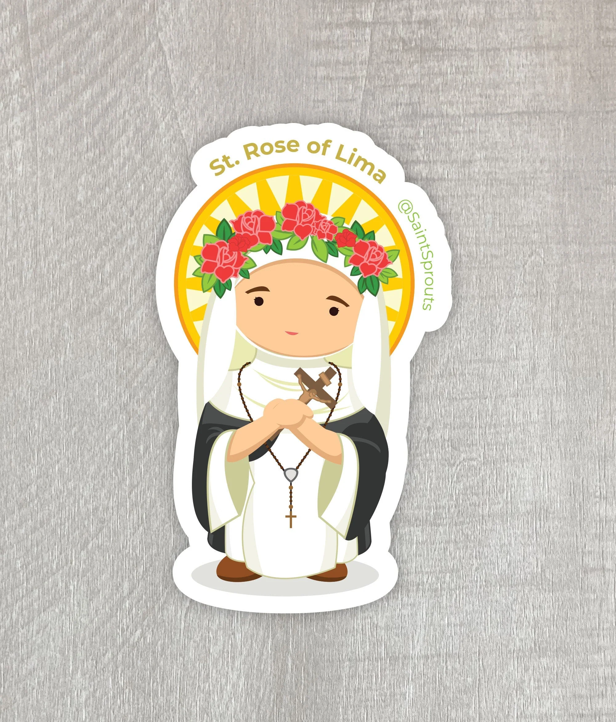 St. Rose of Lima Sticker - Image 4