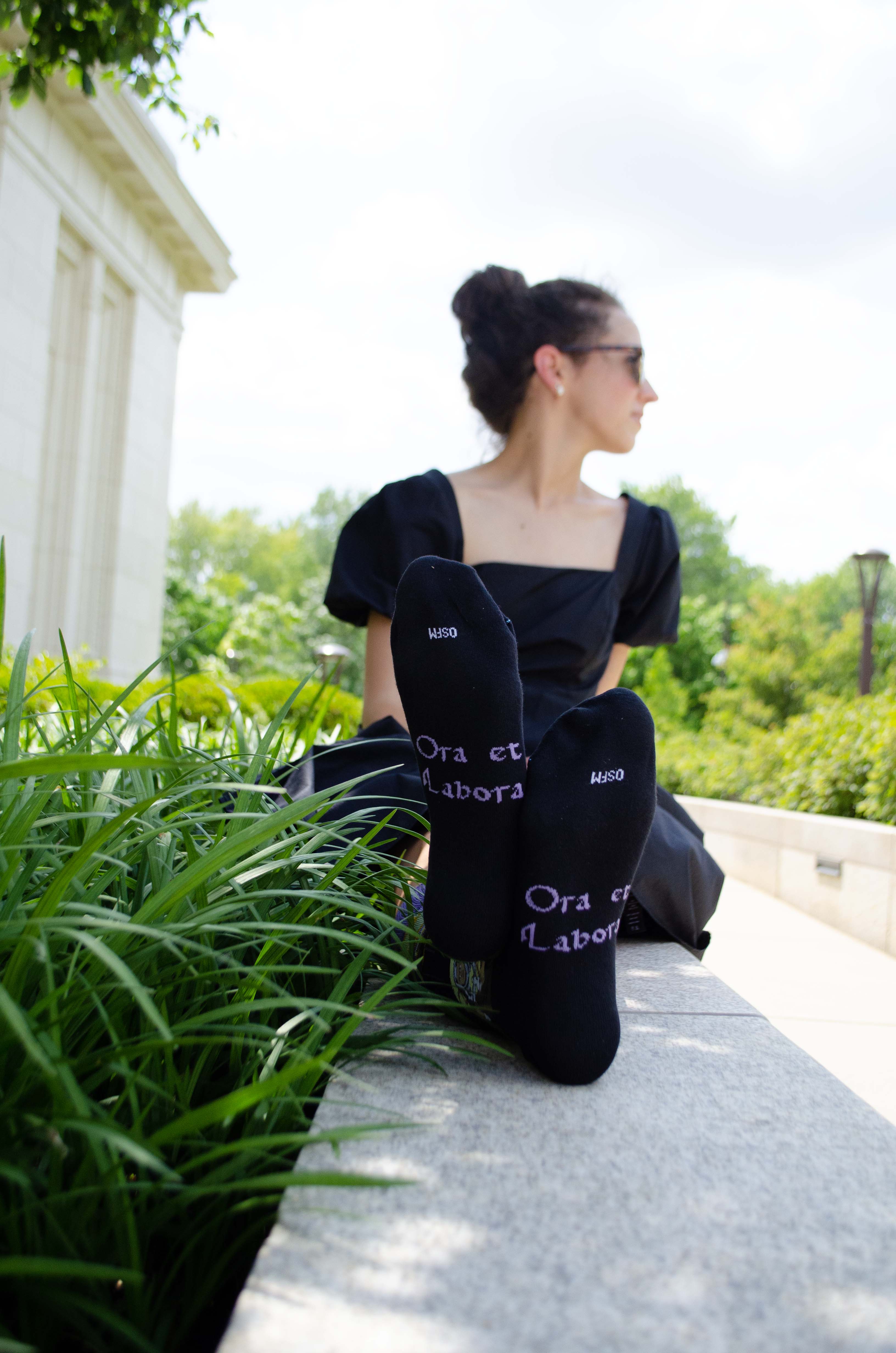 St. Scholastica Adult Socks - Image 6