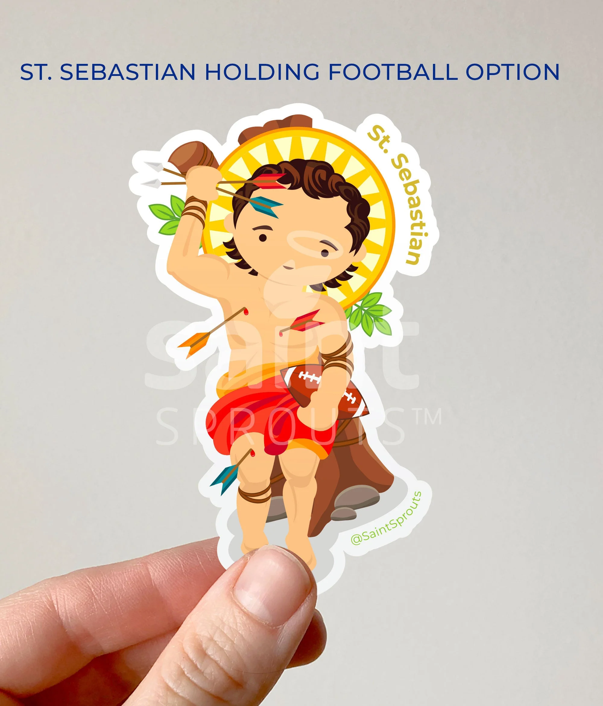 St. Sebastian Sticker - Image 5