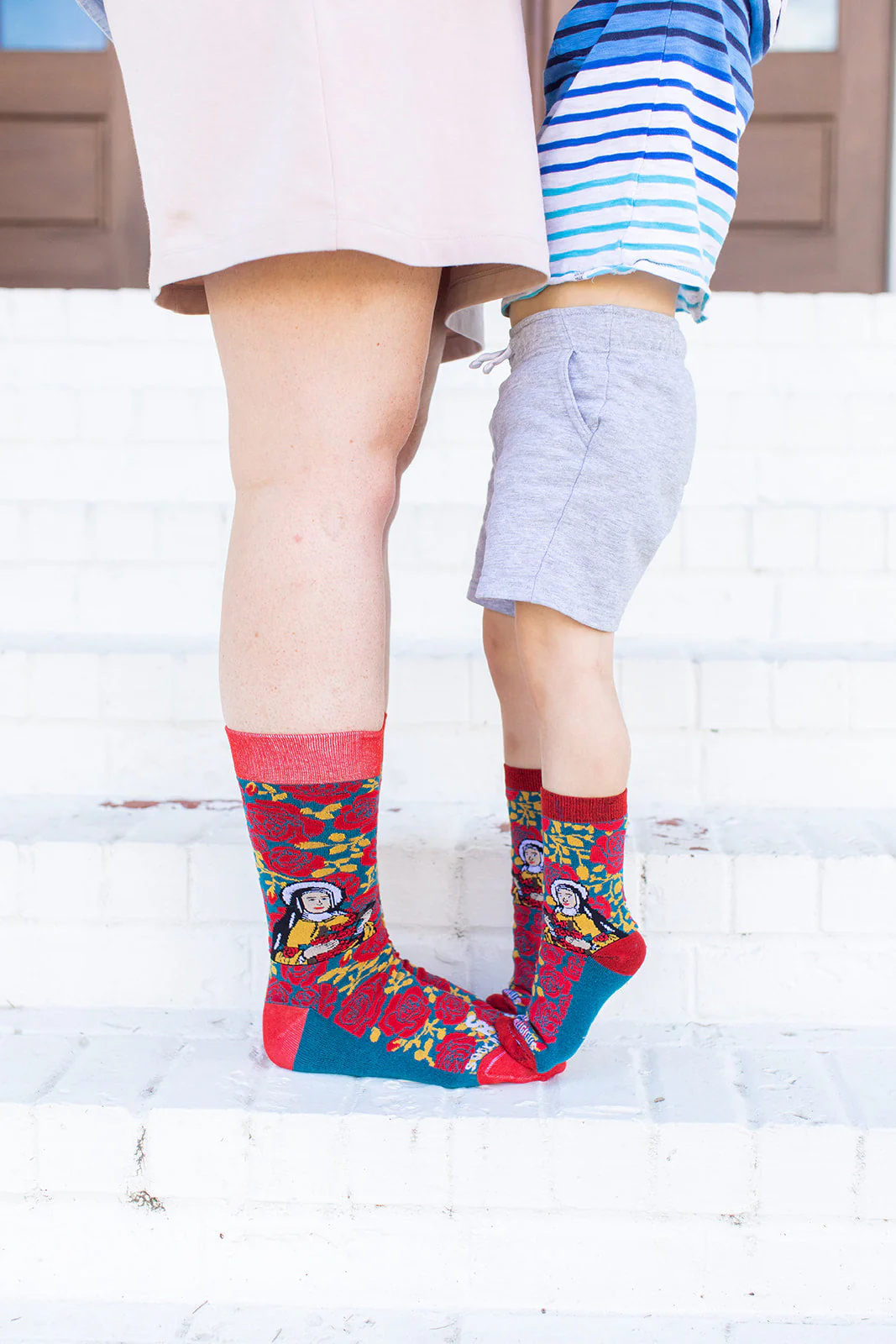 St. Thérèse of Lisieux Kids Socks - Image 5