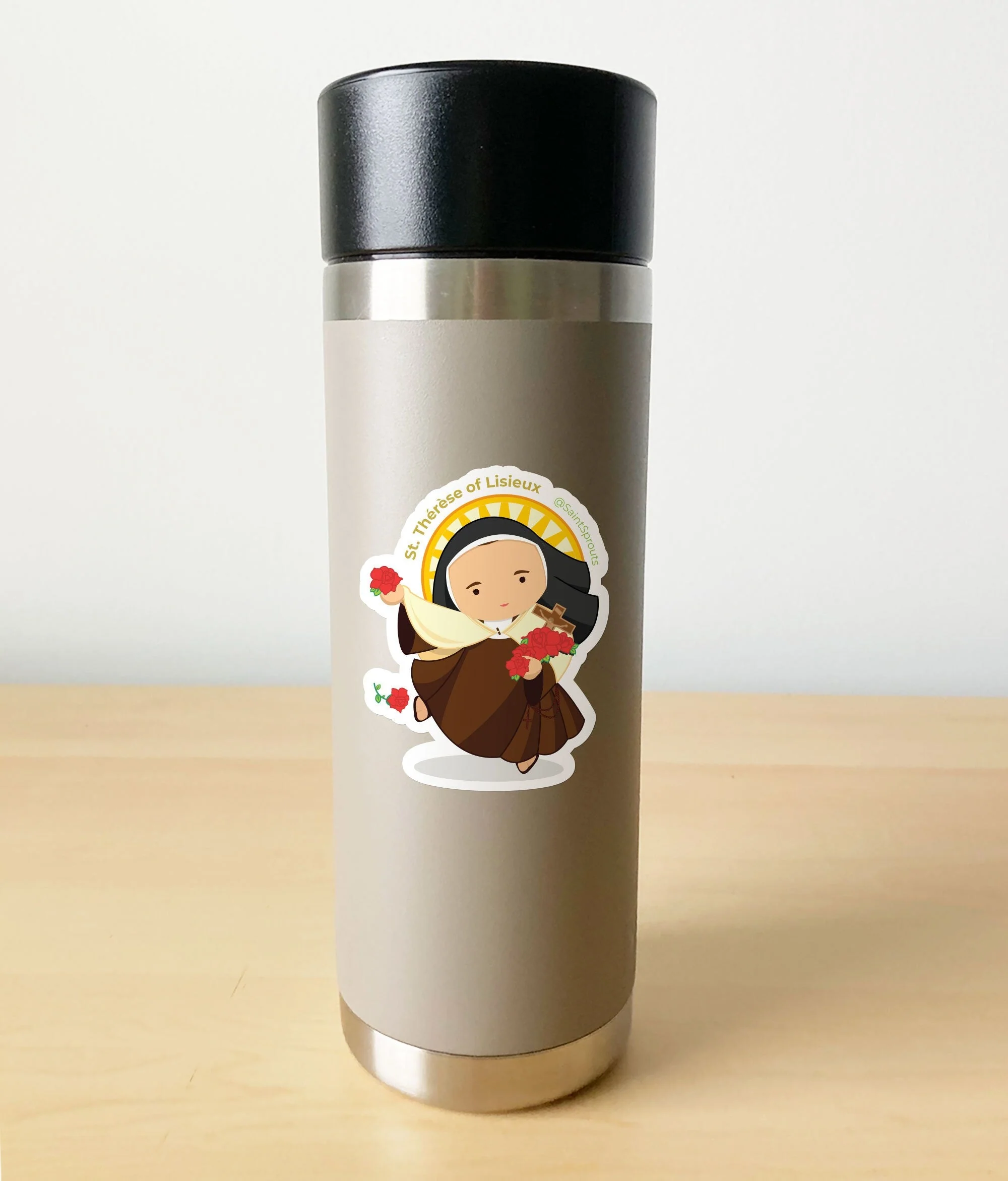 St. Therese of Lisieux Sticker / Little Flower Sticker - Image 4