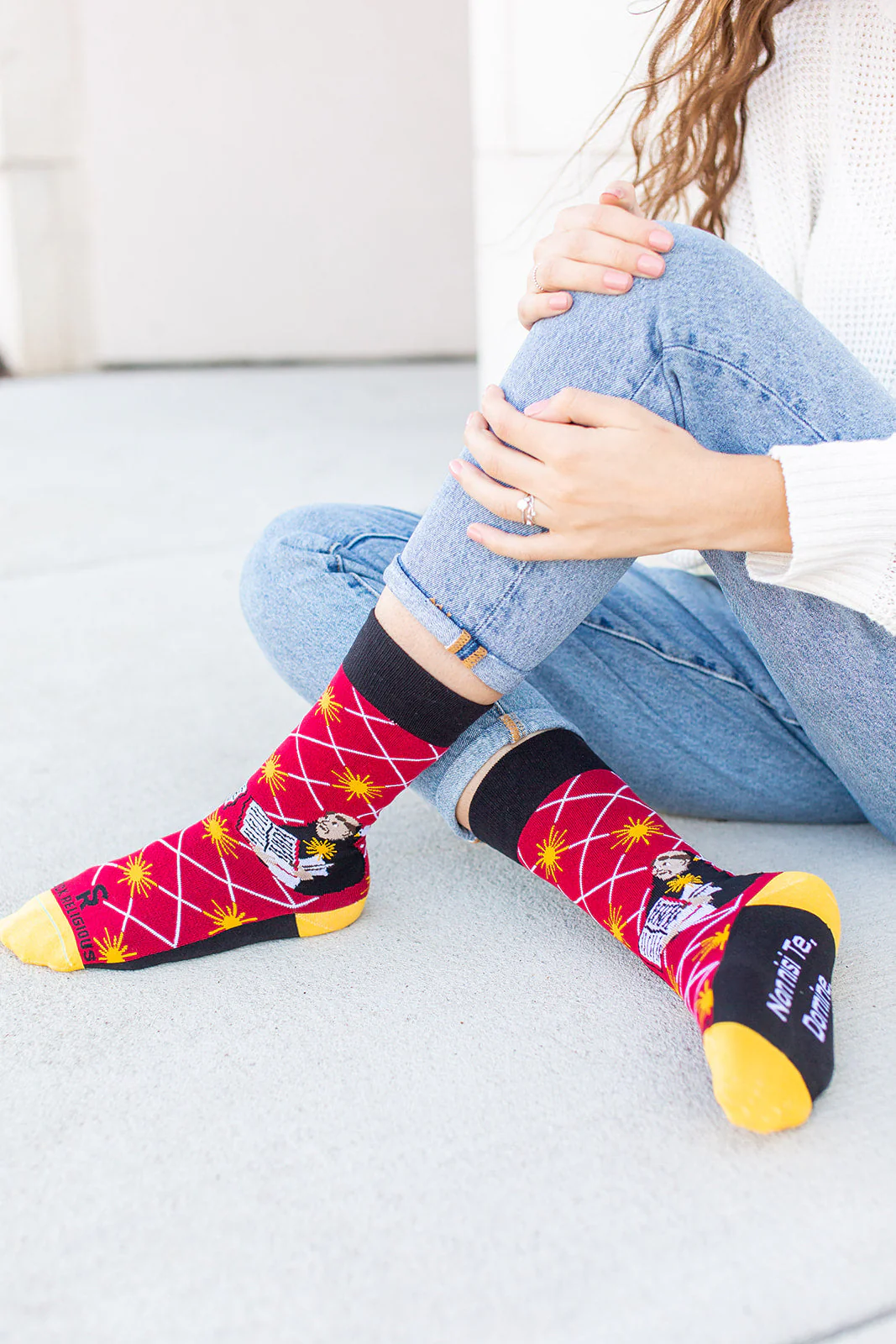 St. Thomas Aquinas Adult Socks - Image 4