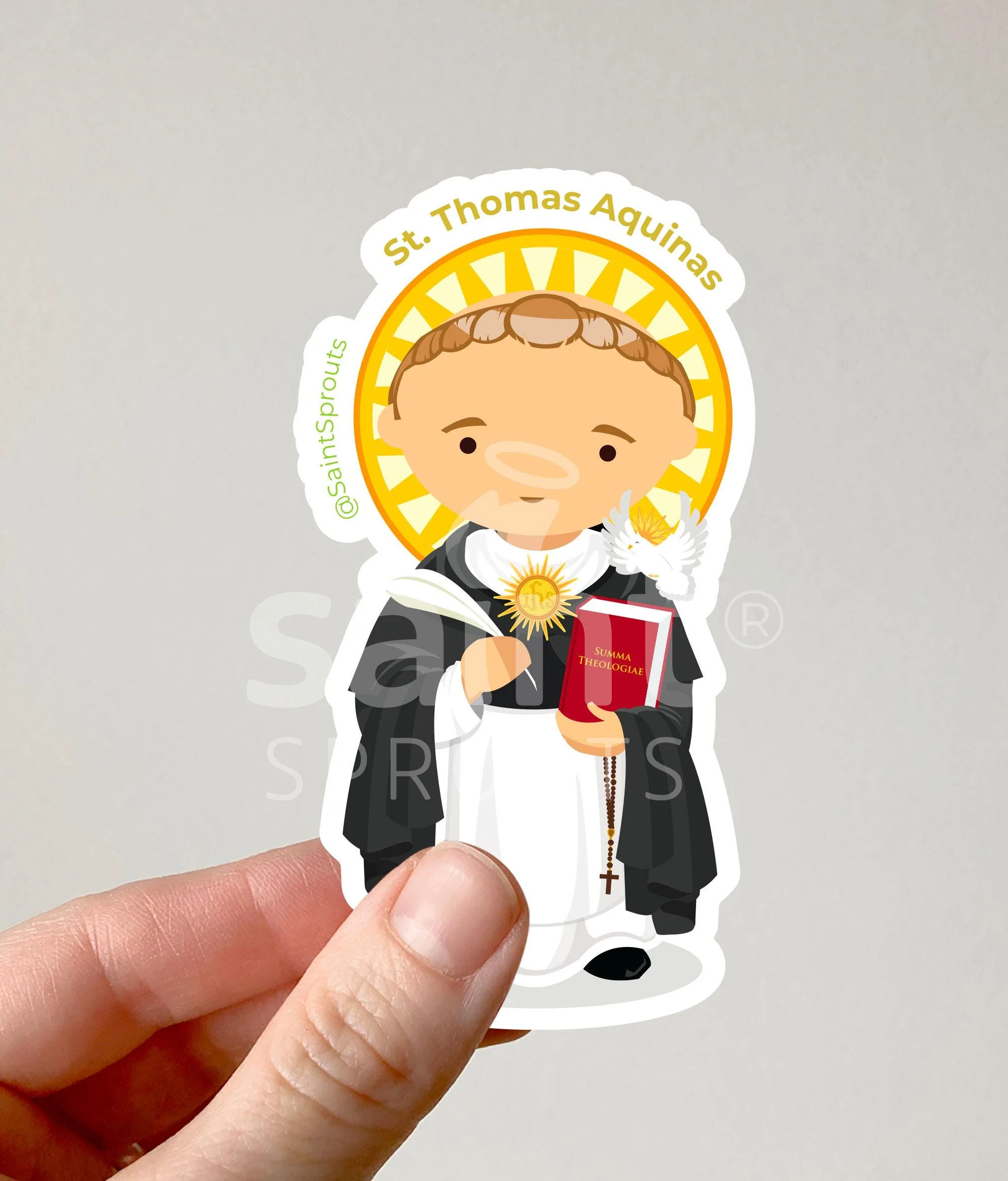 St. Thomas Aquinas Magnet - Image 2