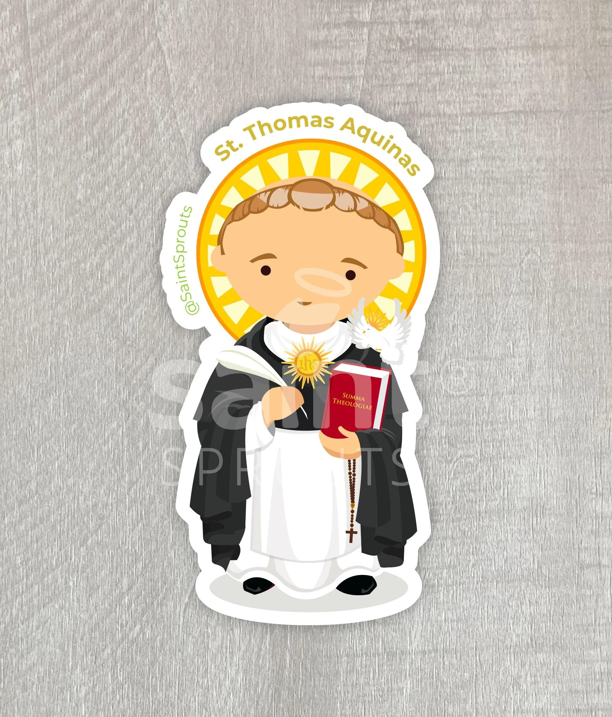 St. Thomas Aquinas Magnet - Image 3