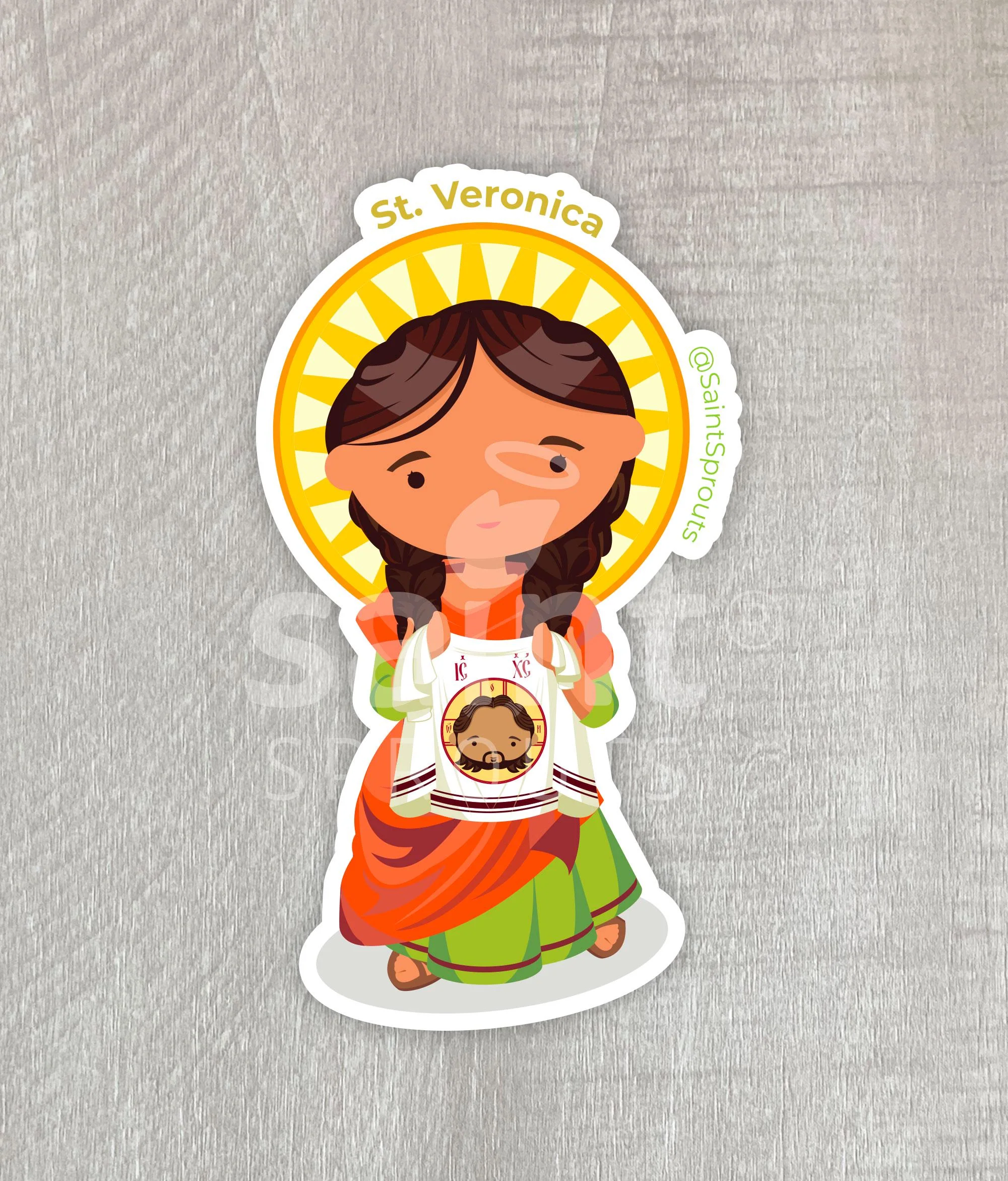 St. Veronica Sticker - Image 4